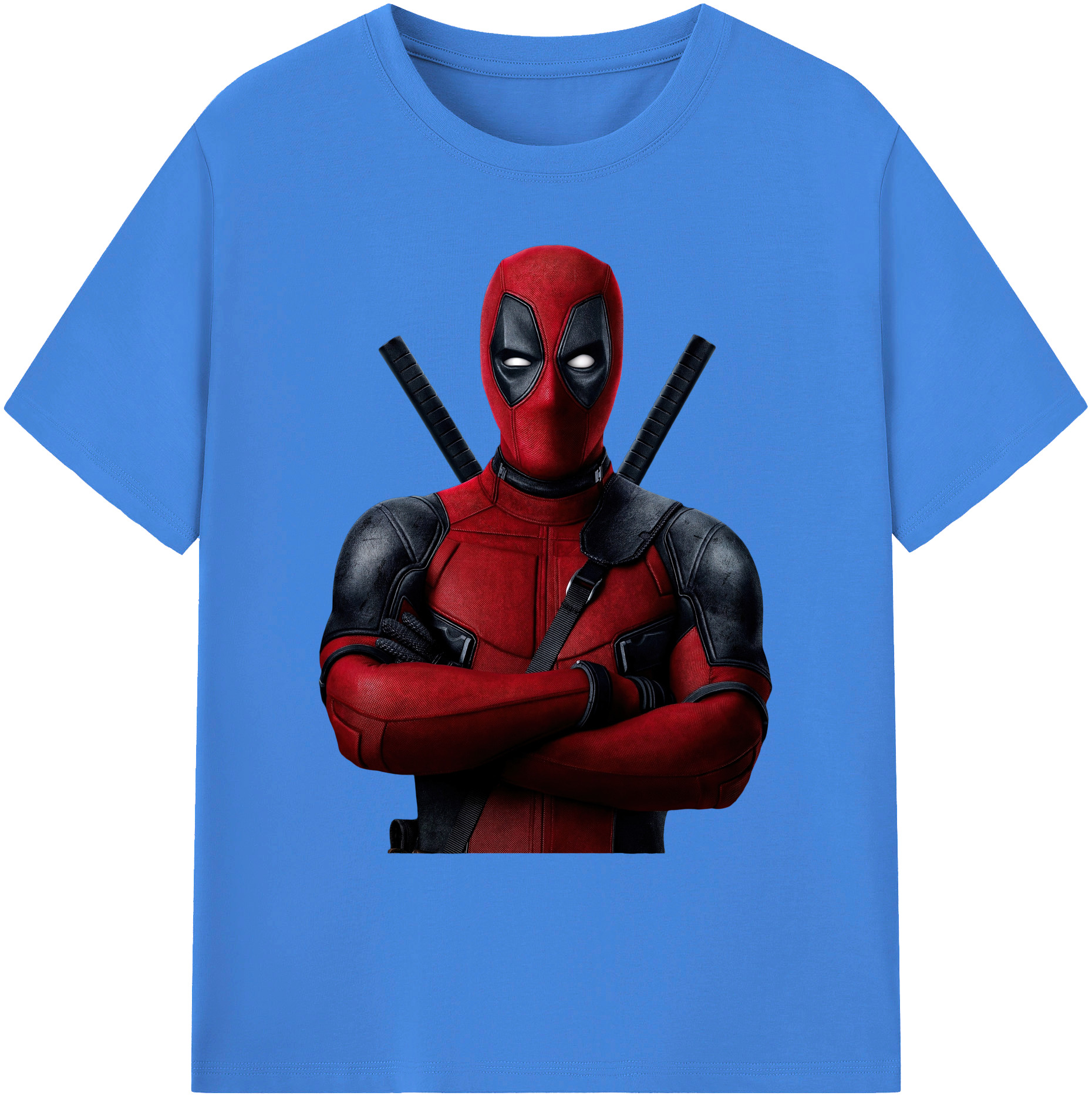 （画像用） Deadpool デッドプール 綿100％ メンズ半袖Tシャツ｜肌触りやわらか＆通気性