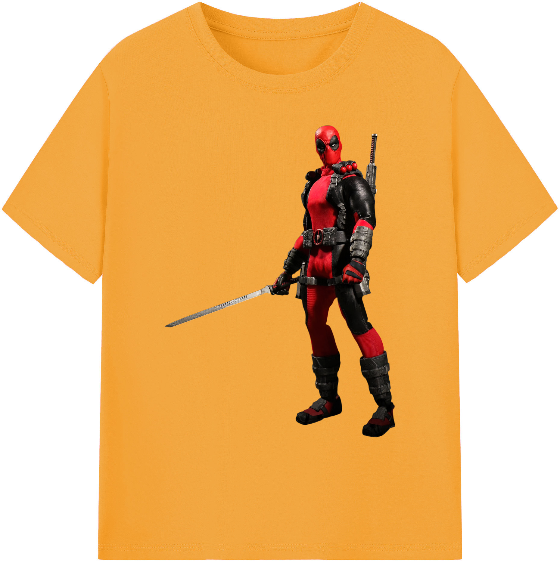 （画像用） Deadpool デッドプール 綿100％ メンズ半袖Tシャツ｜肌触りやわらか＆通気性