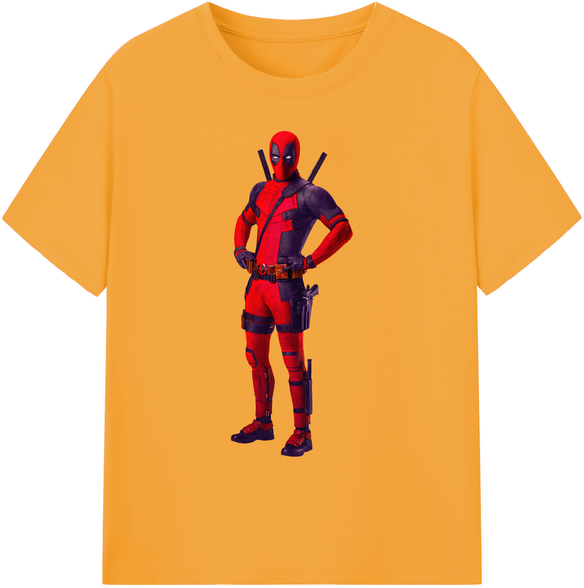 （画像用） Deadpool デッドプール 綿100％ メンズ半袖Tシャツ｜肌触りやわらか＆通気性