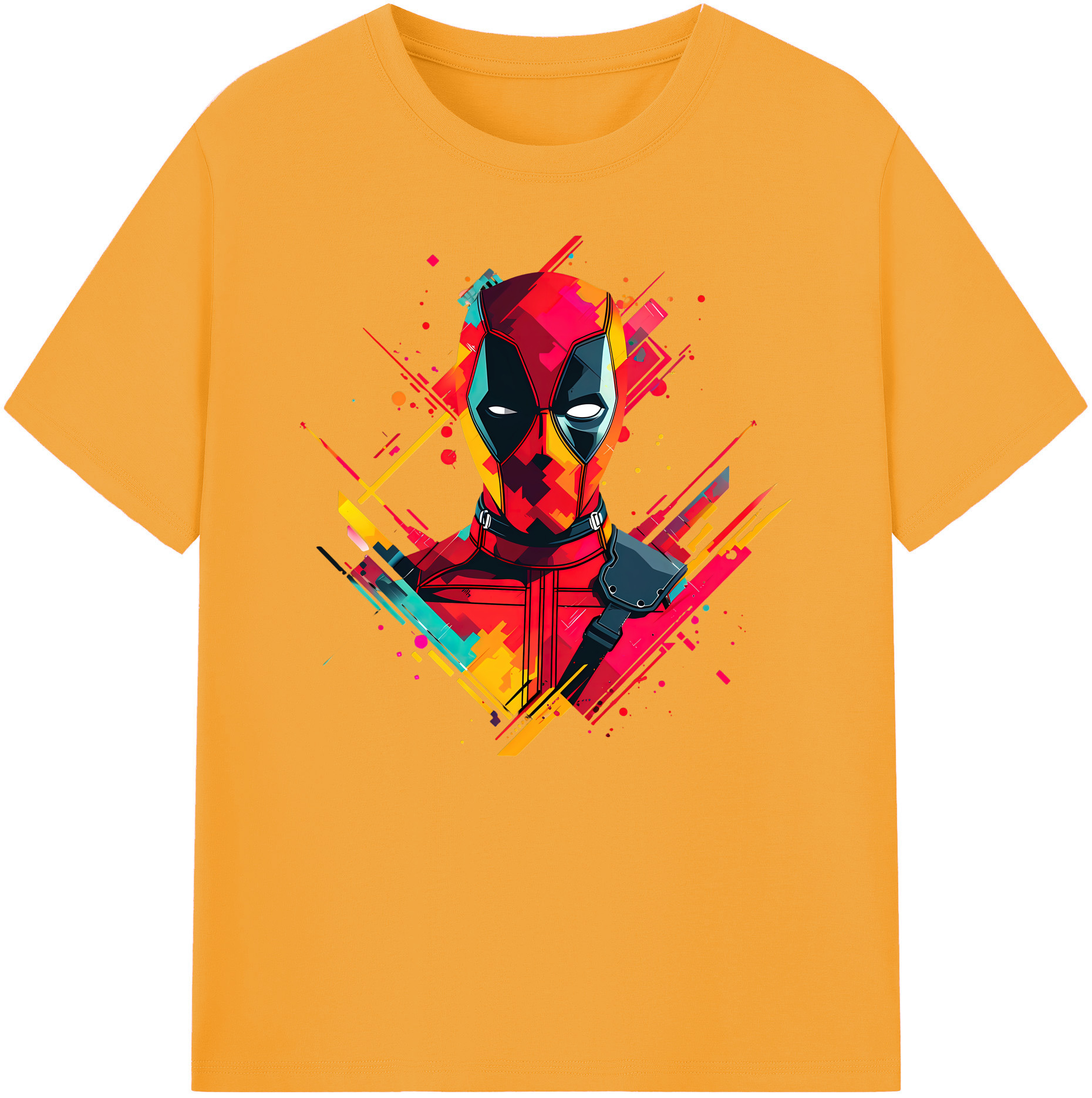 （画像用） Deadpool デッドプール 綿100％ メンズ半袖Tシャツ｜肌触りやわらか＆通気性