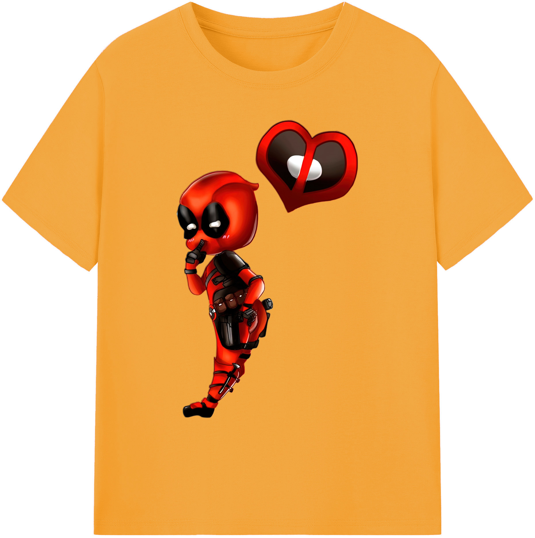 （画像用） Deadpool デッドプール 綿100％ メンズ半袖Tシャツ｜肌触りやわらか＆通気性