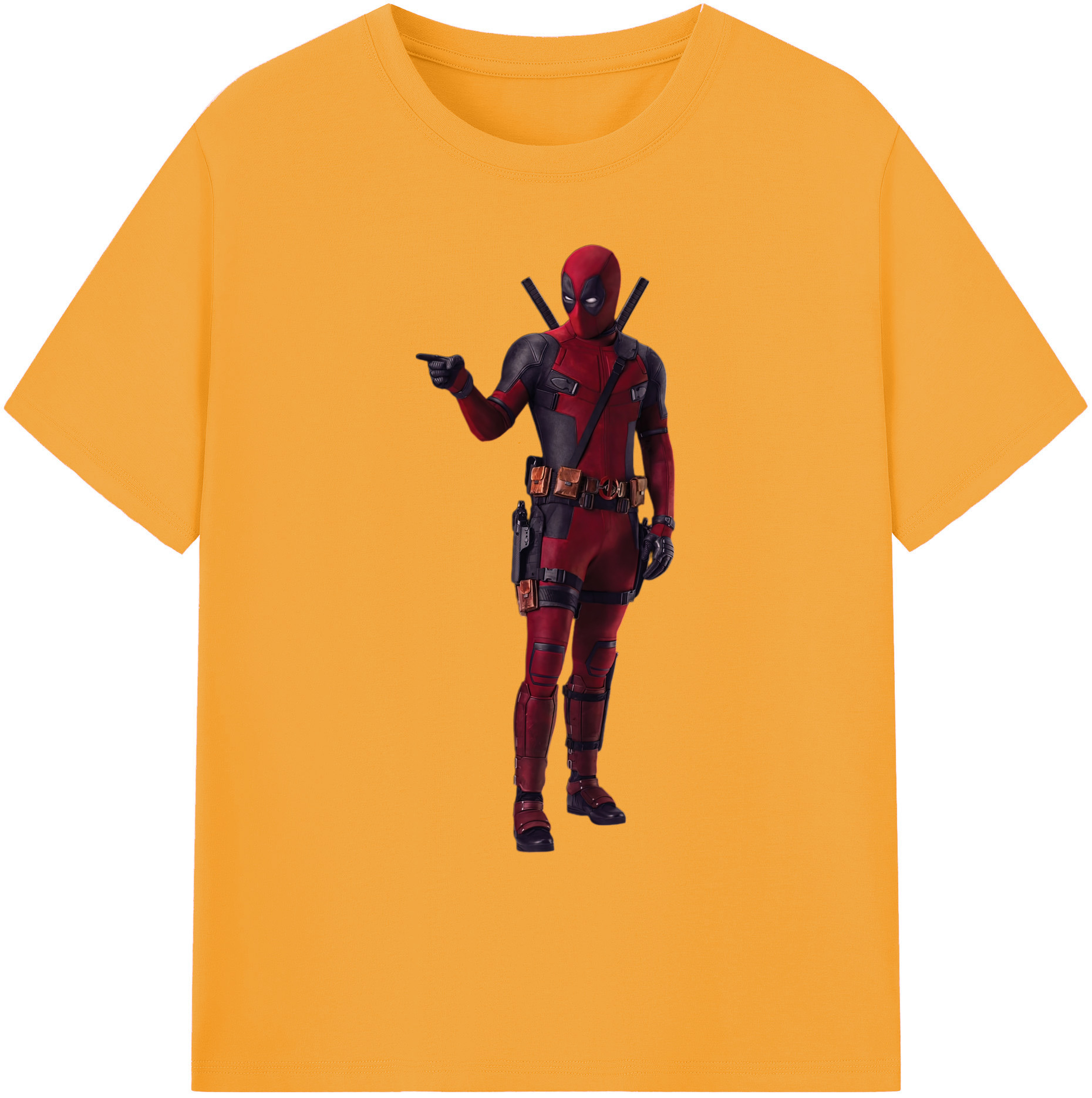 （画像用） Deadpool デッドプール 綿100％ メンズ半袖Tシャツ｜肌触りやわらか＆通気性