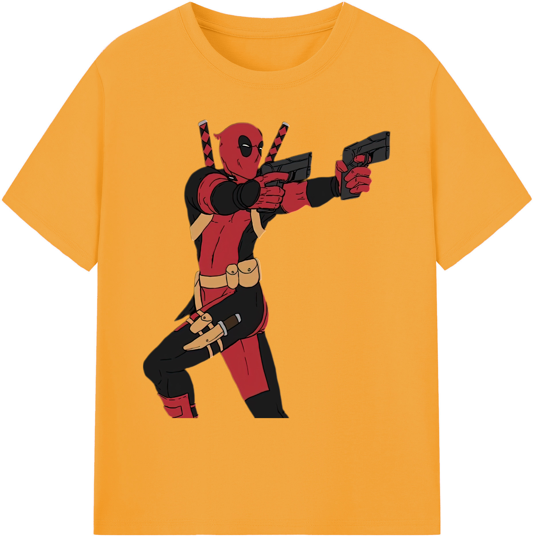 （画像用） Deadpool デッドプール 綿100％ メンズ半袖Tシャツ｜肌触りやわらか＆通気性