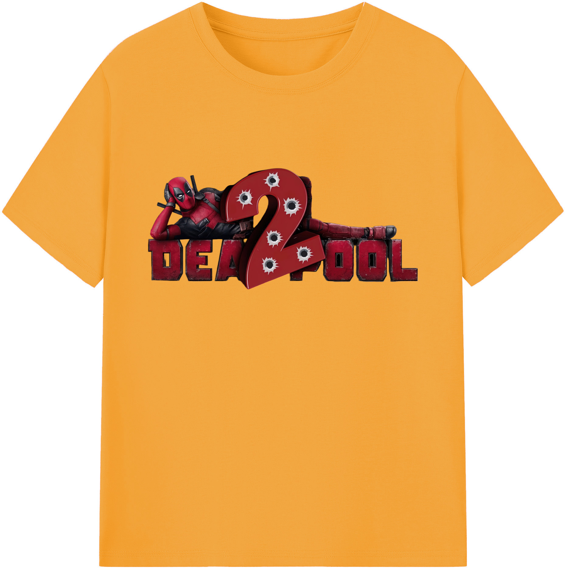 （画像用） Deadpool デッドプール 綿100％ メンズ半袖Tシャツ｜肌触りやわらか＆通気性