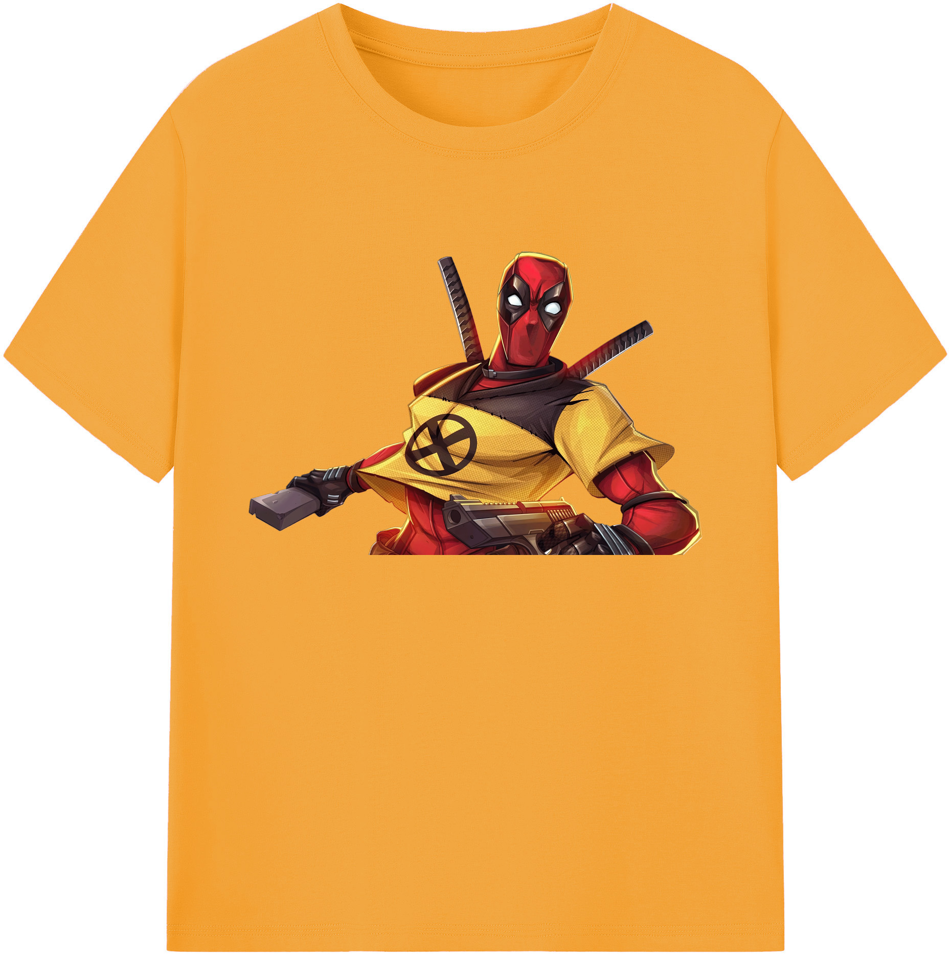 （画像用） Deadpool デッドプール 綿100％ メンズ半袖Tシャツ｜肌触りやわらか＆通気性