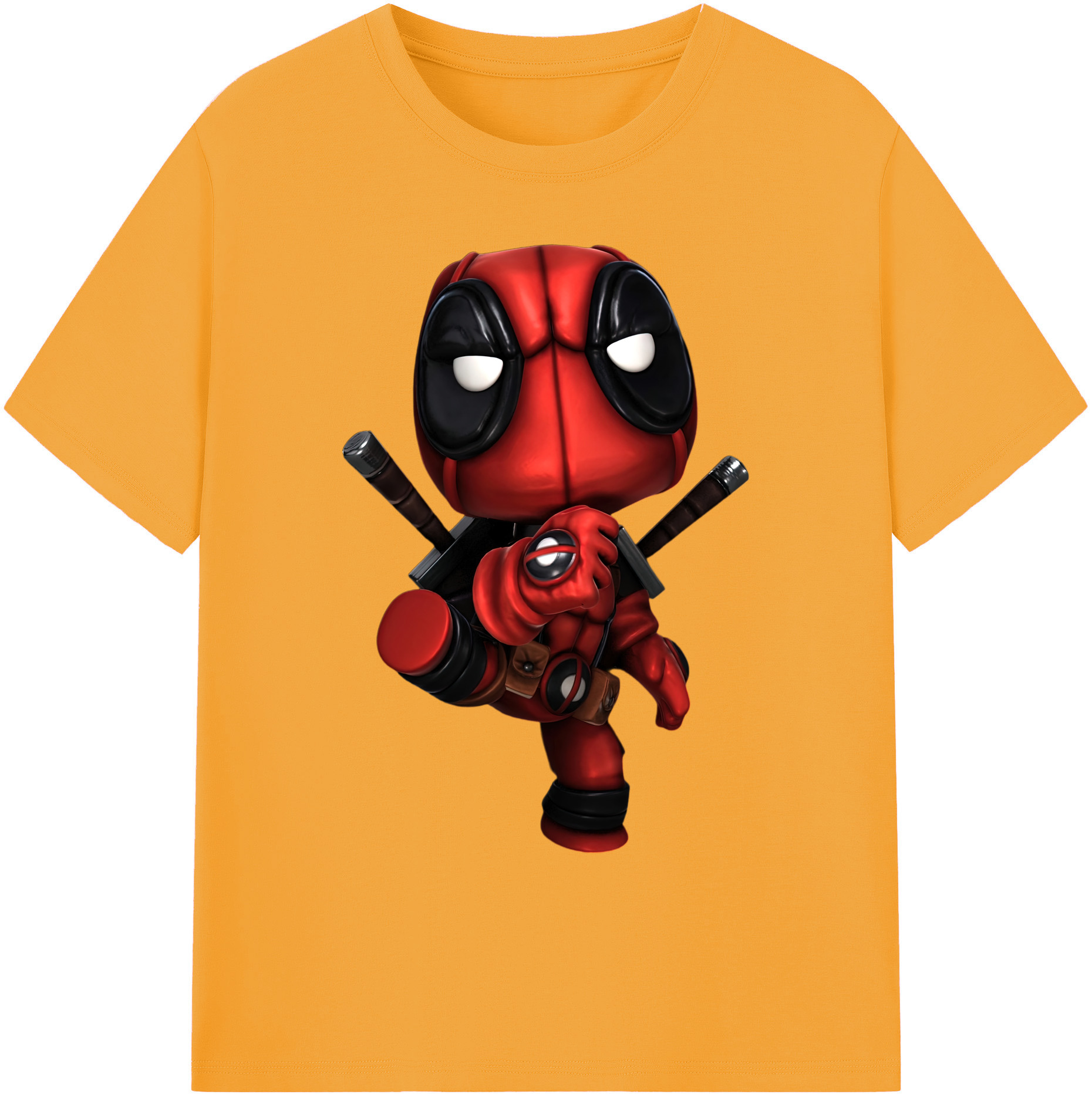 （画像用） Deadpool デッドプール 綿100％ メンズ半袖Tシャツ｜肌触りやわらか＆通気性