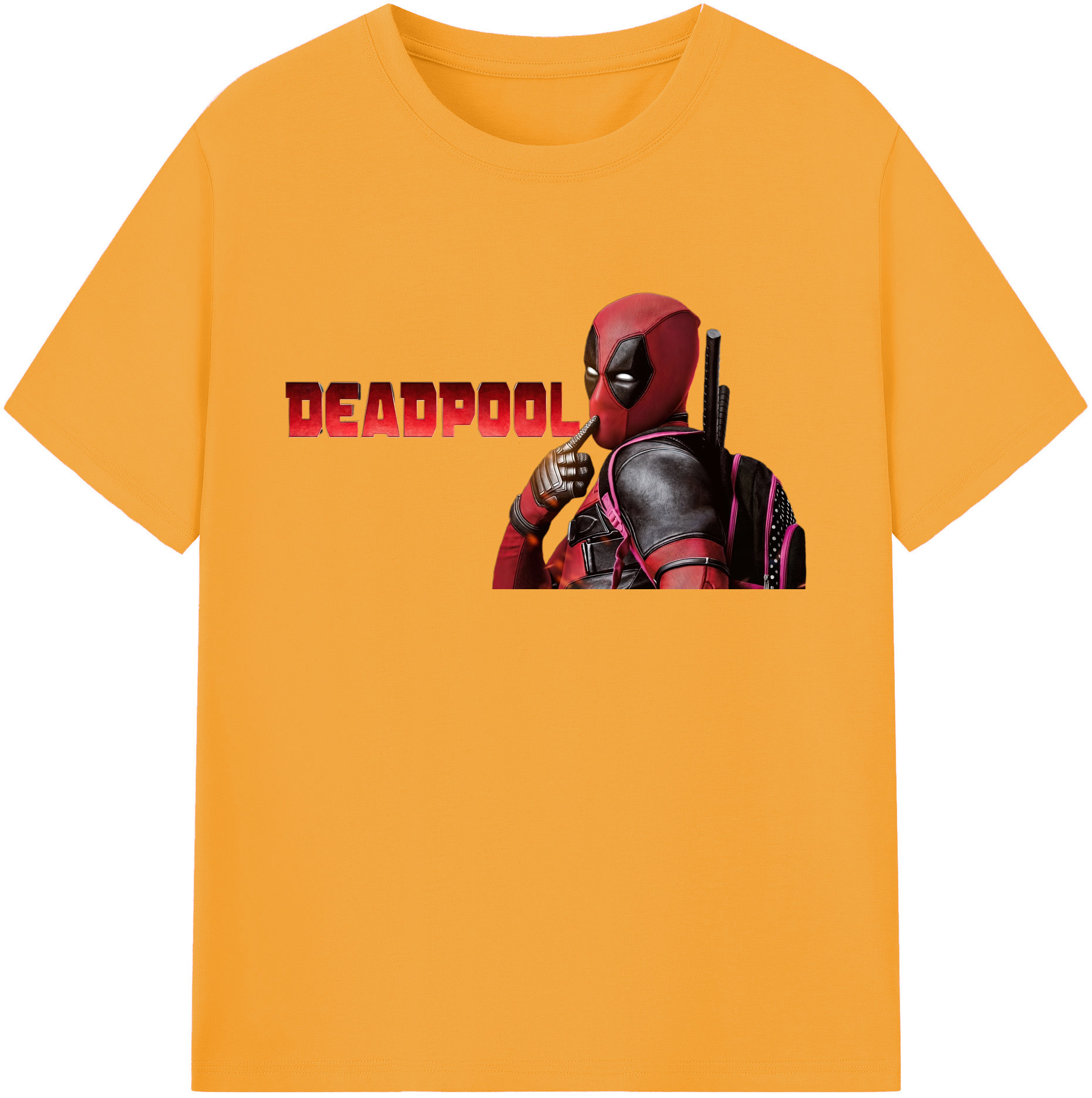 （画像用） Deadpool デッドプール 綿100％ メンズ半袖Tシャツ｜肌触りやわらか＆通気性