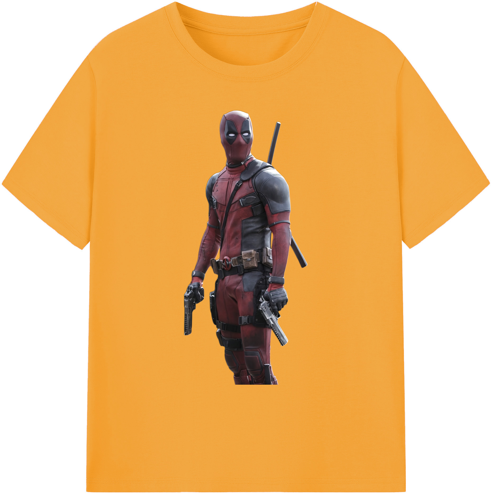 （画像用） Deadpool デッドプール 綿100％ メンズ半袖Tシャツ｜肌触りやわらか＆通気性
