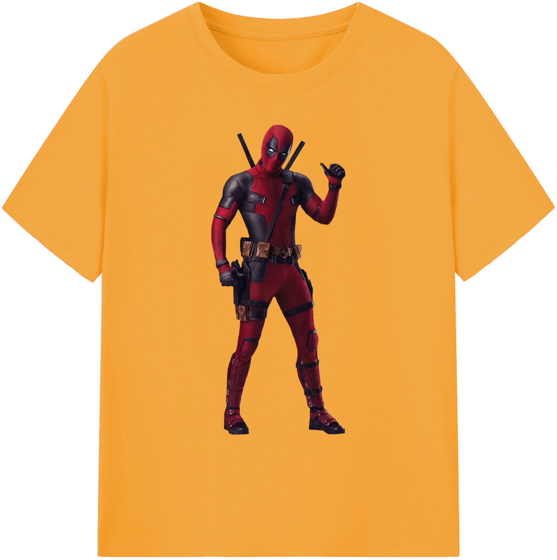 （画像用） Deadpool デッドプール 綿100％ メンズ半袖Tシャツ｜肌触りやわらか＆通気性
