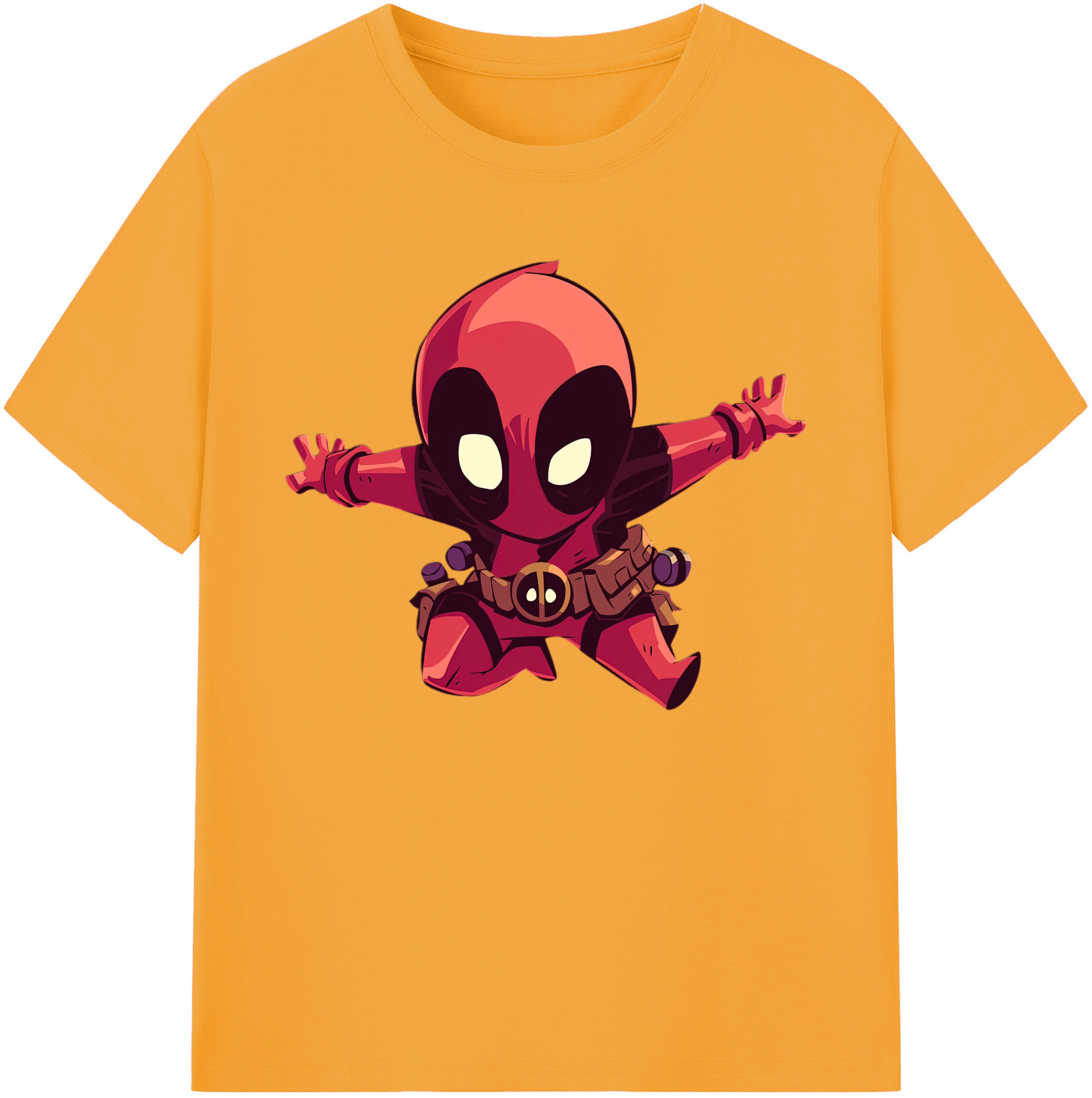 （画像用） Deadpool デッドプール 綿100％ メンズ半袖Tシャツ｜肌触りやわらか＆通気性