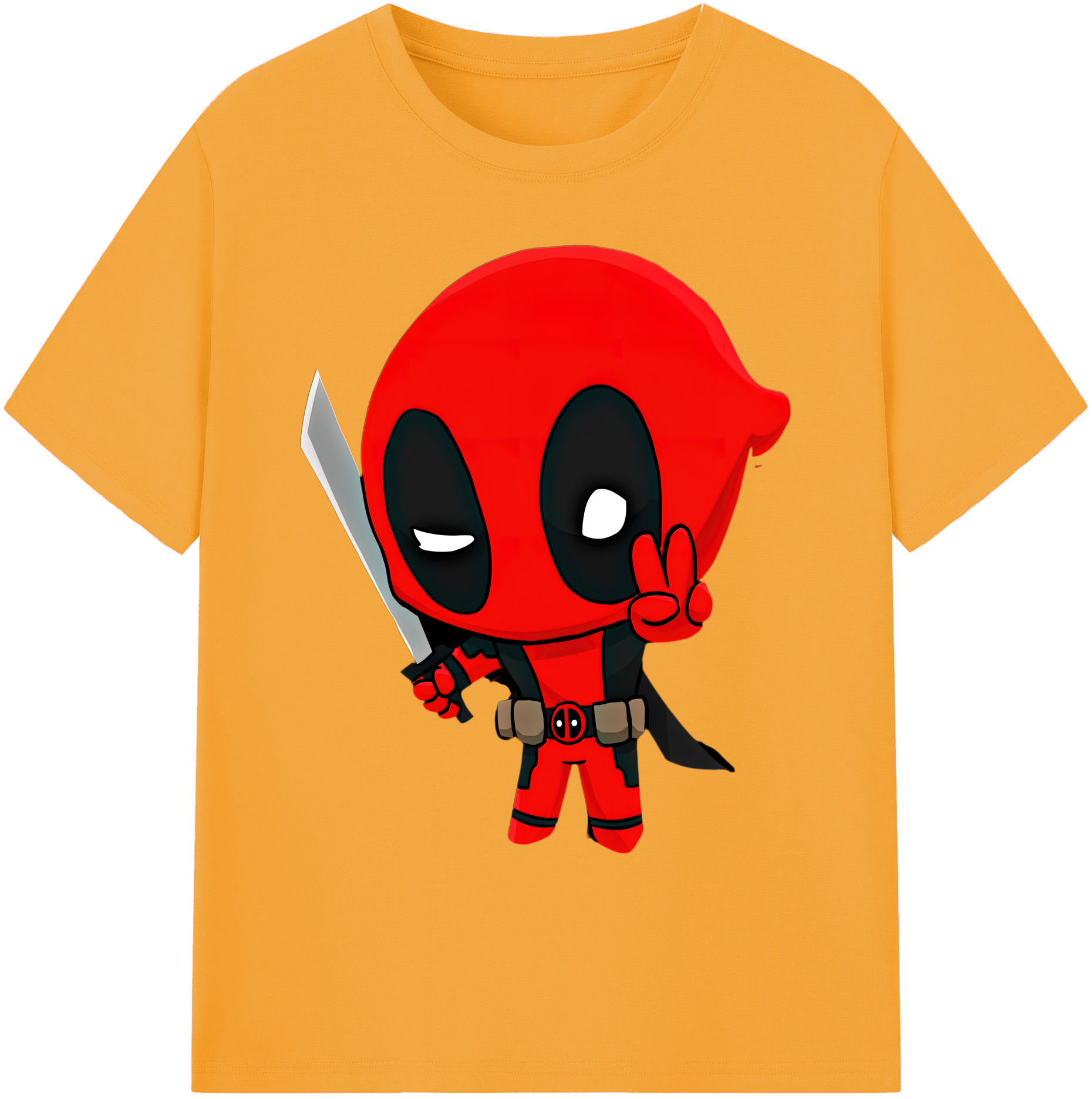 （画像用） Deadpool デッドプール 綿100％ メンズ半袖Tシャツ｜肌触りやわらか＆通気性