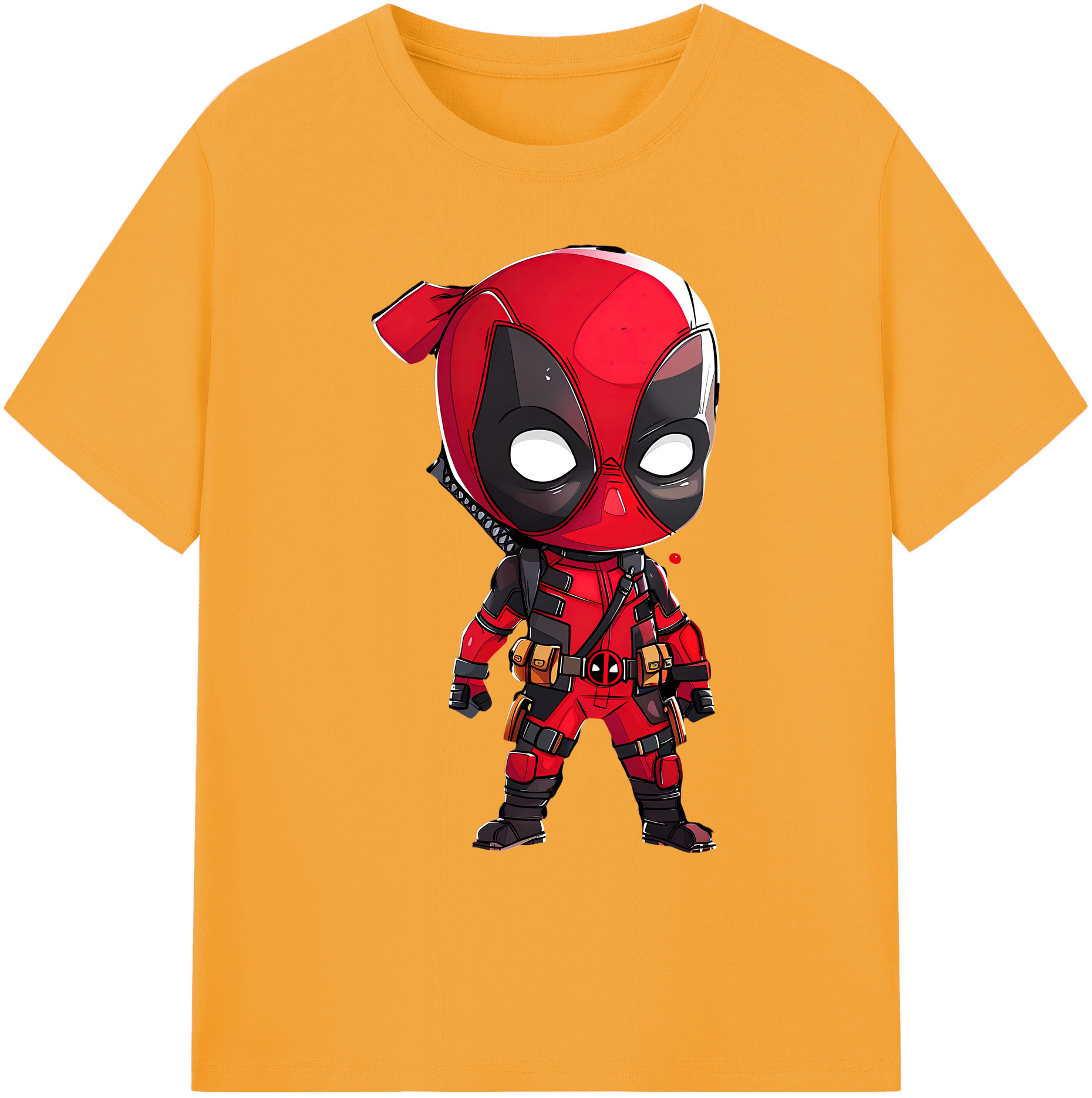 （画像用） Deadpool デッドプール 綿100％ メンズ半袖Tシャツ｜肌触りやわらか＆通気性