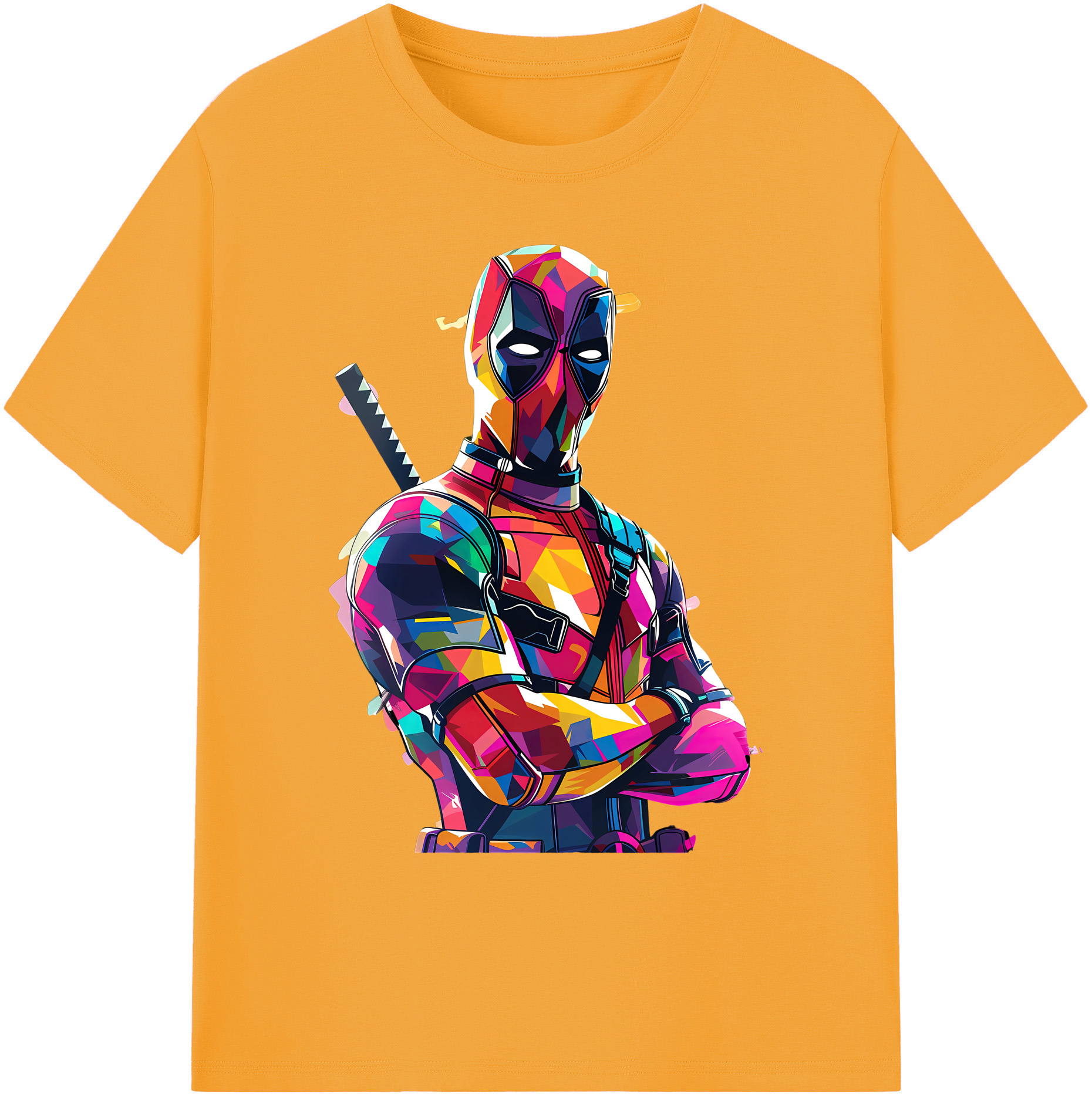 （画像用） Deadpool デッドプール 綿100％ メンズ半袖Tシャツ｜肌触りやわらか＆通気性