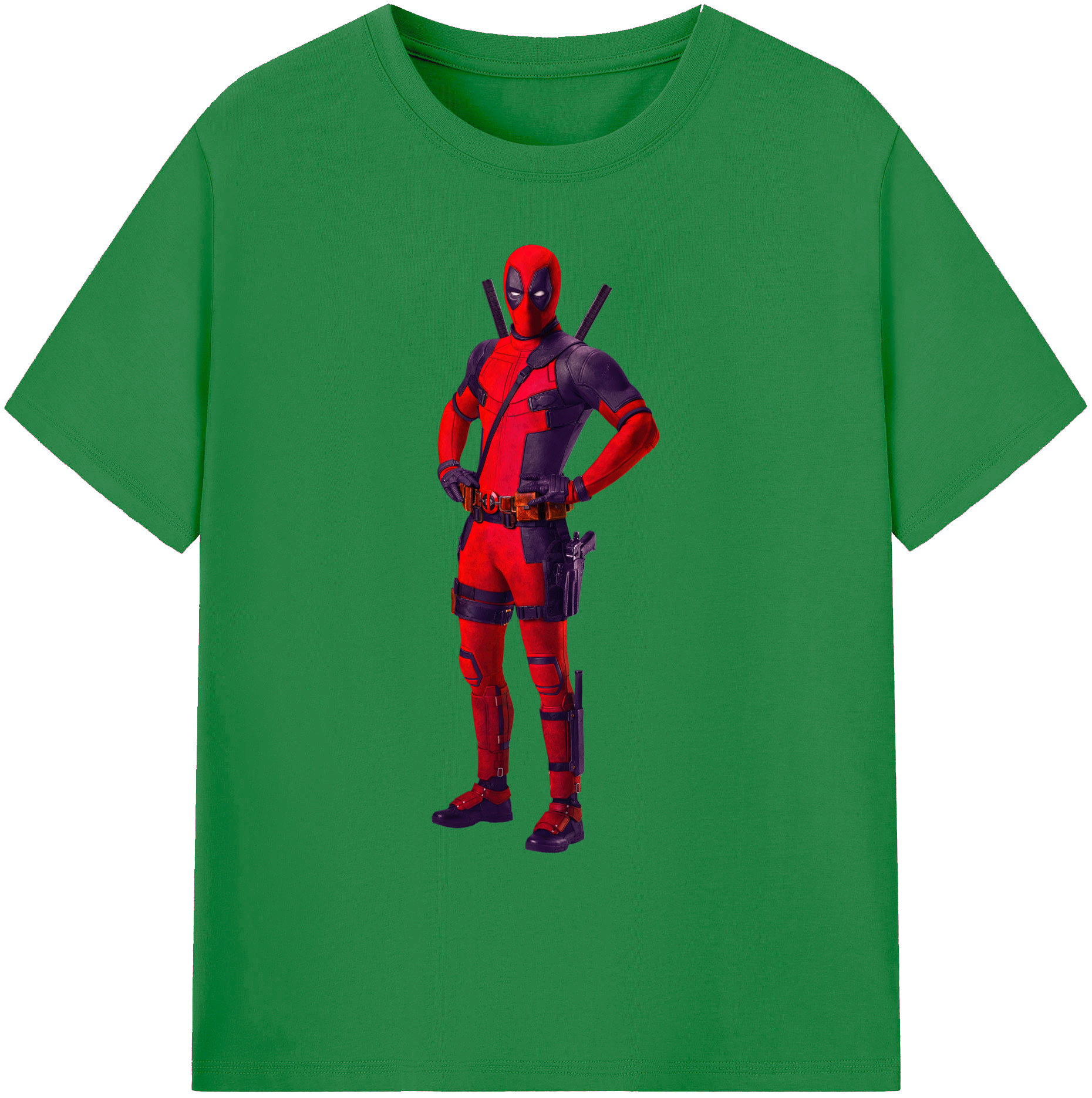 （画像用） Deadpool デッドプール 綿100％ メンズ半袖Tシャツ｜肌触りやわらか＆通気性