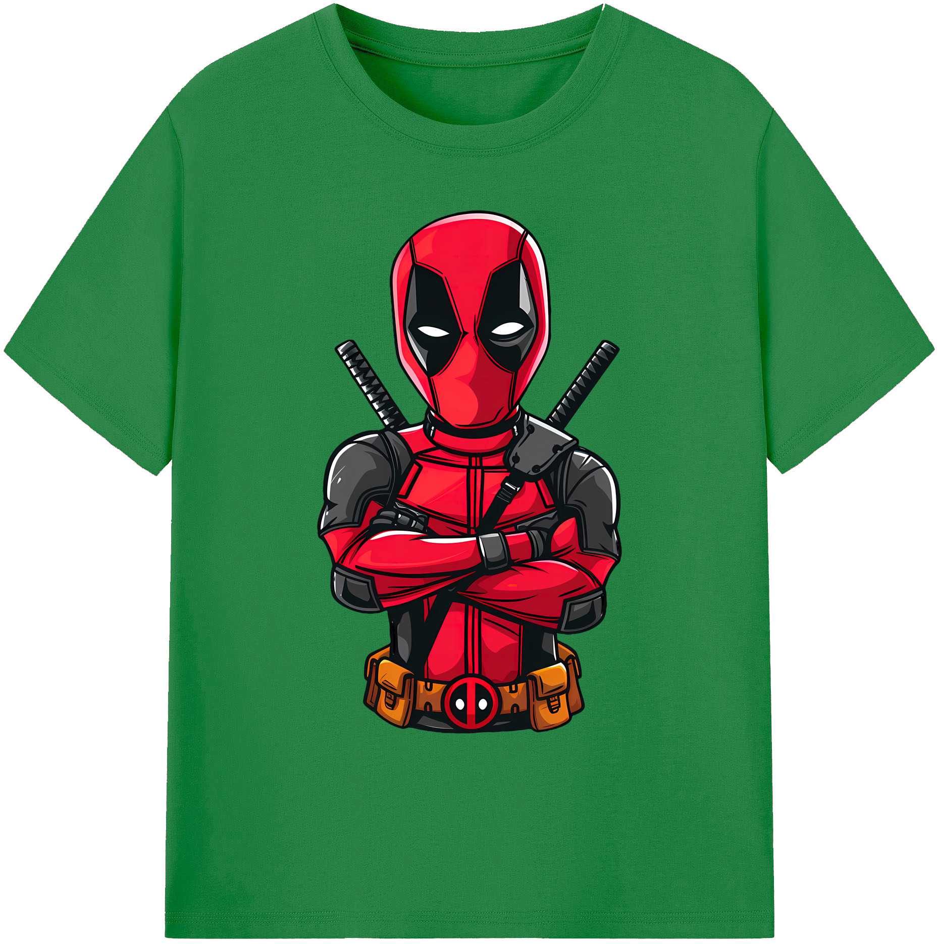 （画像用） Deadpool デッドプール 綿100％ メンズ半袖Tシャツ｜肌触りやわらか＆通気性