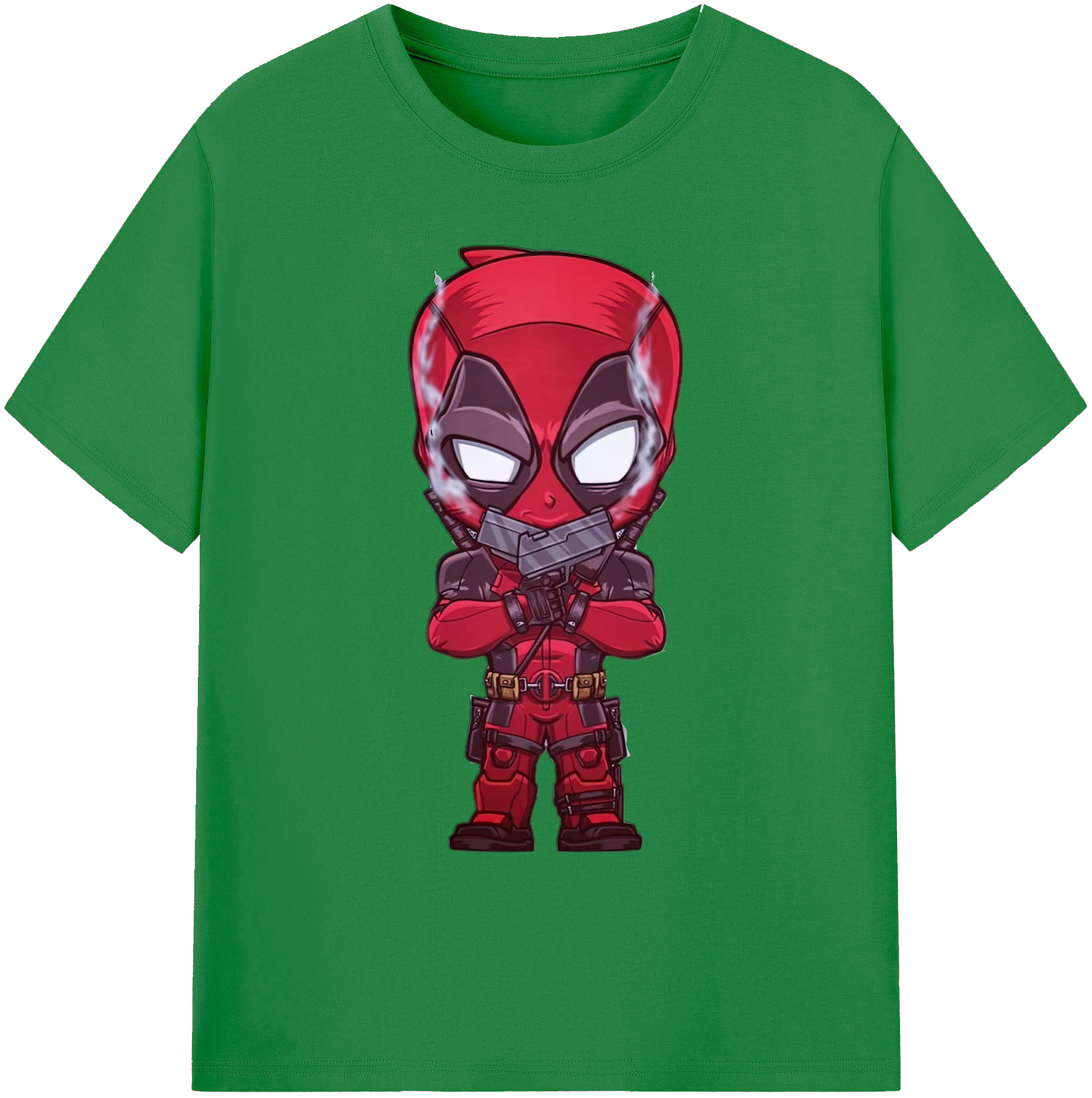 （画像用） Deadpool デッドプール 綿100％ メンズ半袖Tシャツ｜肌触りやわらか＆通気性