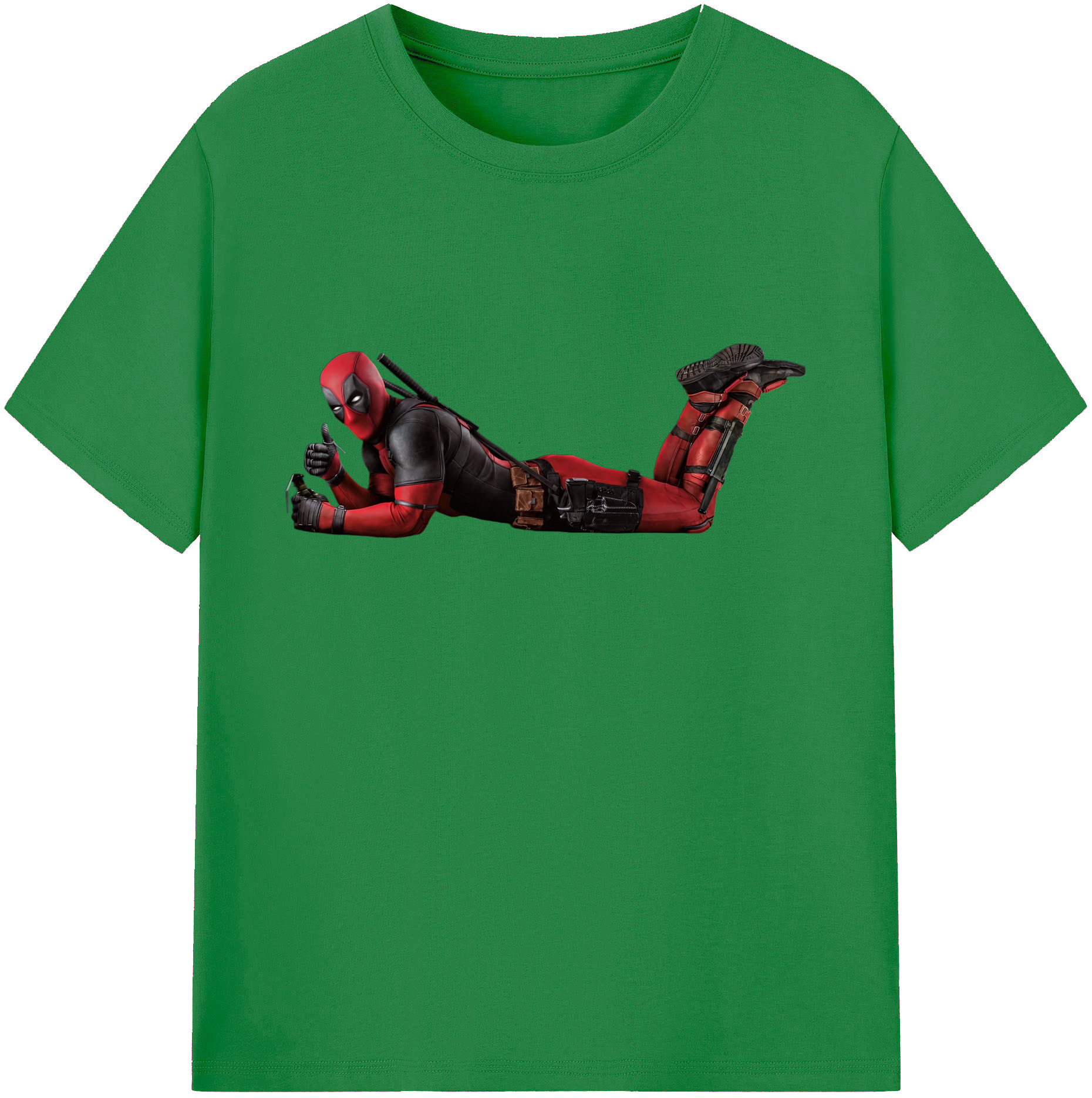 （画像用） Deadpool デッドプール 綿100％ メンズ半袖Tシャツ｜肌触りやわらか＆通気性