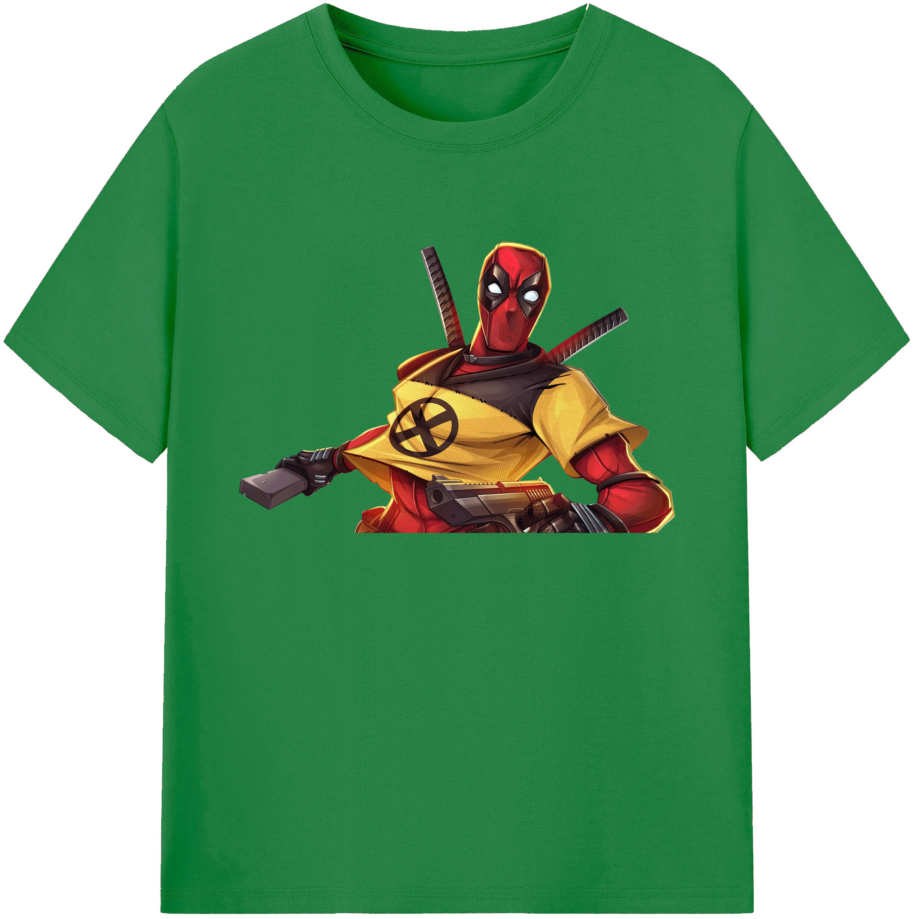 （画像用） Deadpool デッドプール 綿100％ メンズ半袖Tシャツ｜肌触りやわらか＆通気性