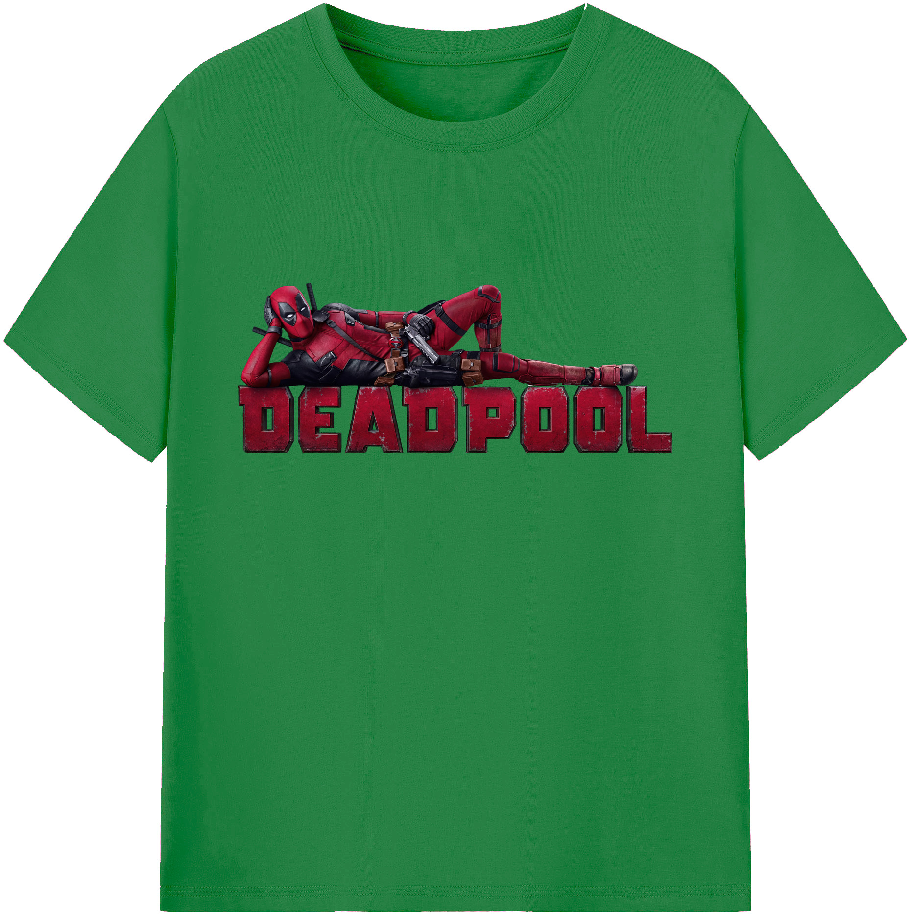 （画像用） Deadpool デッドプール 綿100％ メンズ半袖Tシャツ｜肌触りやわらか＆通気性