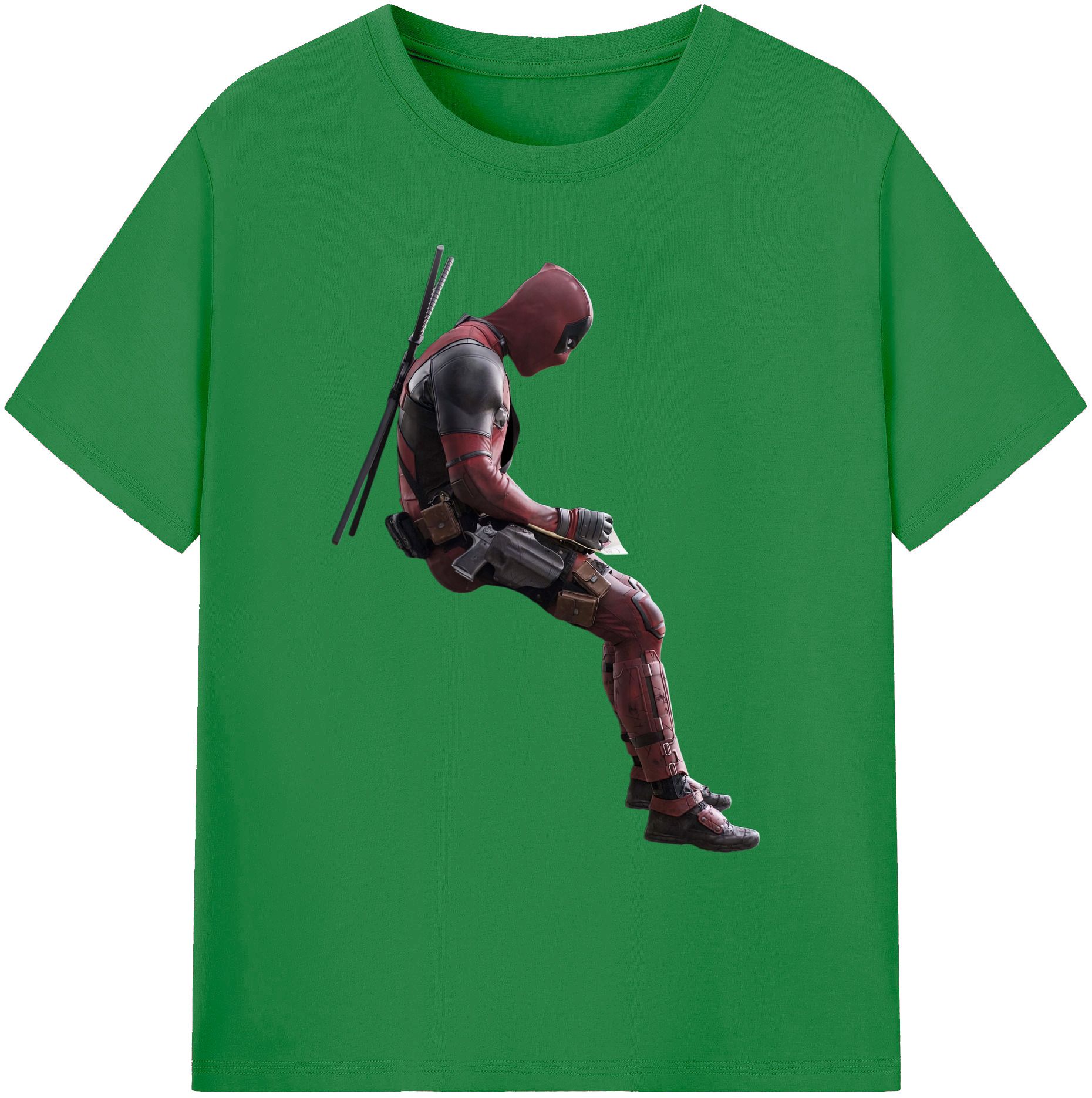 （画像用） Deadpool デッドプール 綿100％ メンズ半袖Tシャツ｜肌触りやわらか＆通気性