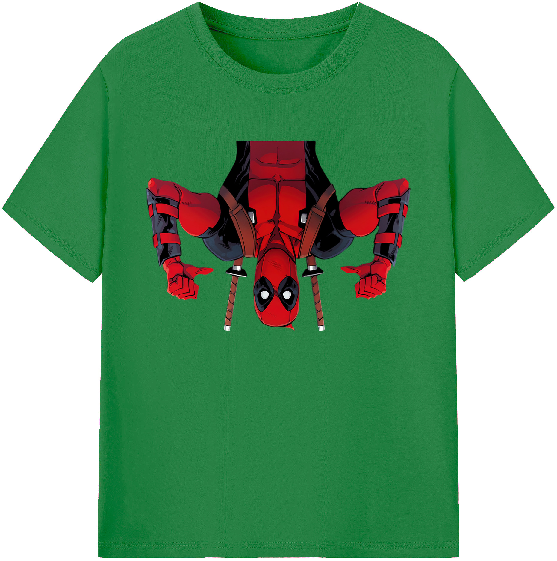 （画像用） Deadpool デッドプール 綿100％ メンズ半袖Tシャツ｜肌触りやわらか＆通気性