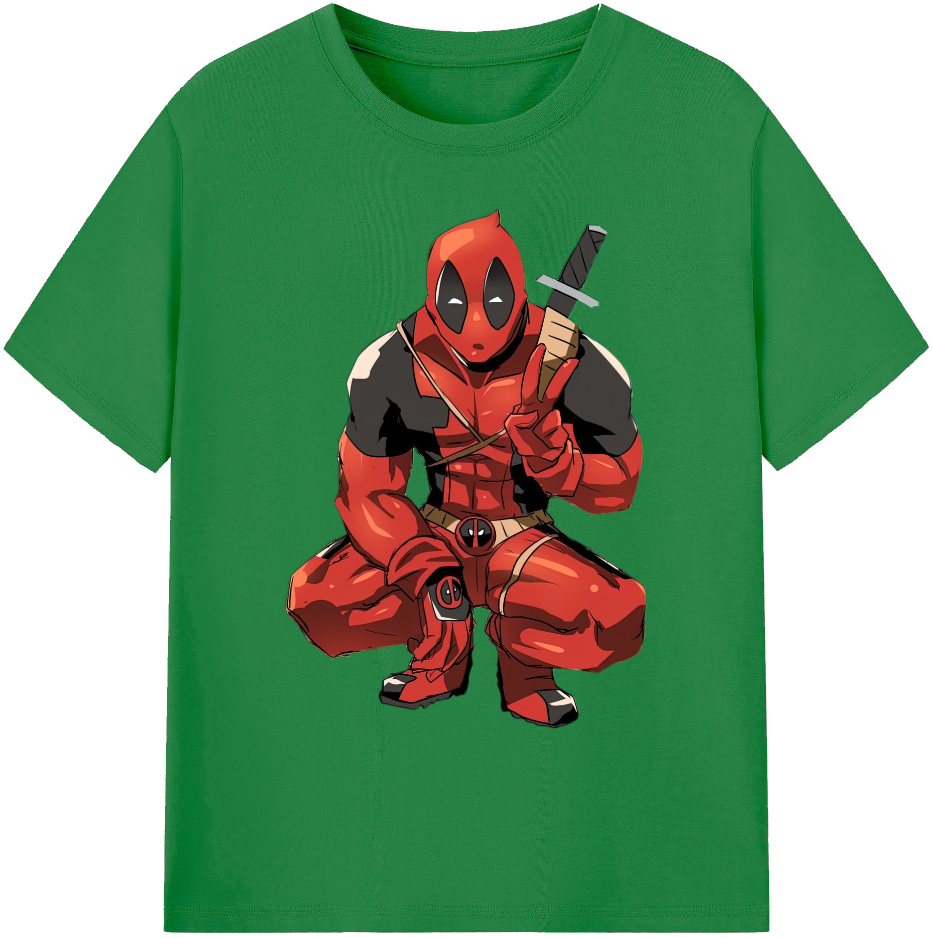 （画像用） Deadpool デッドプール 綿100％ メンズ半袖Tシャツ｜肌触りやわらか＆通気性