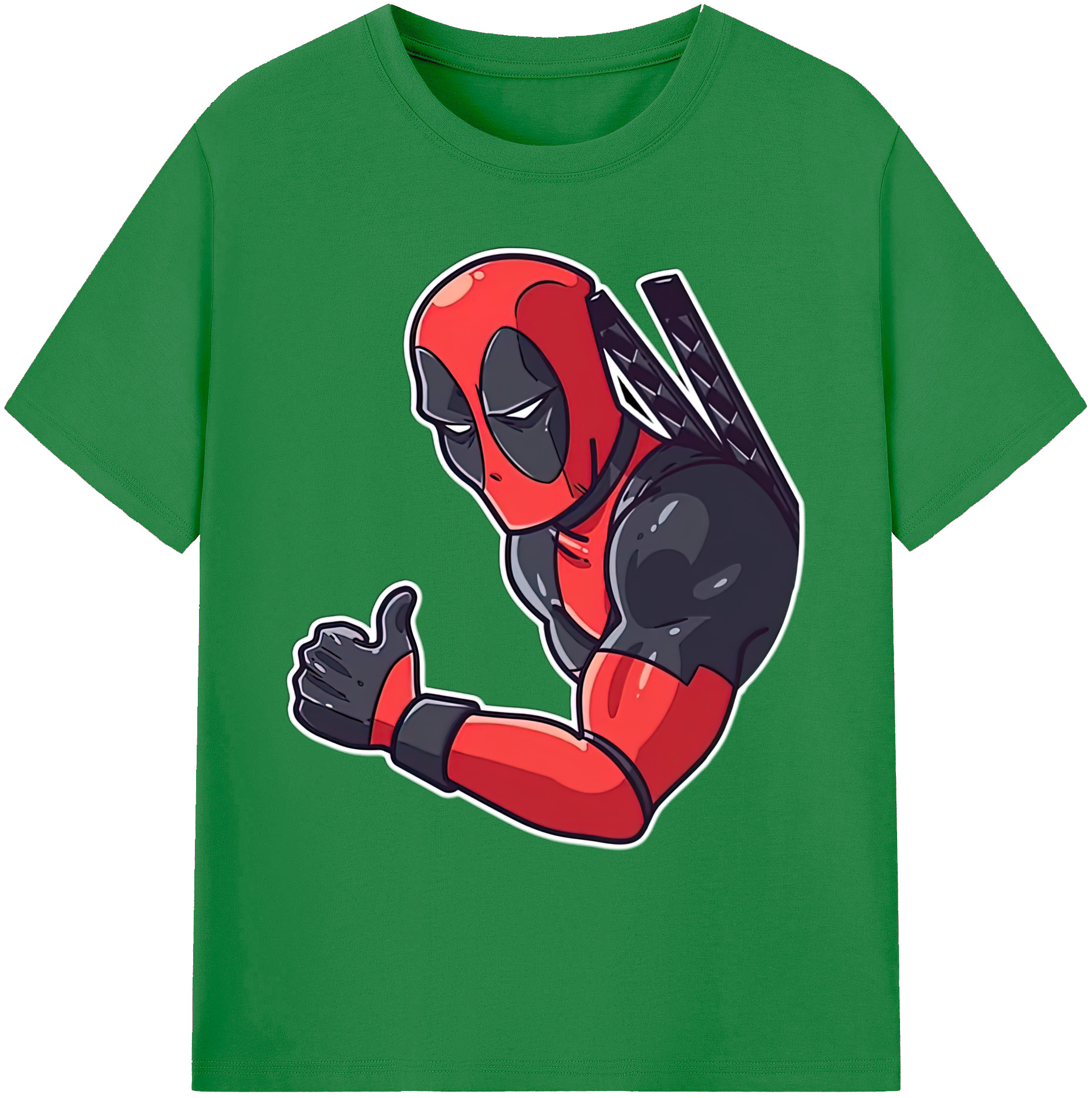 （画像用） Deadpool デッドプール 綿100％ メンズ半袖Tシャツ｜肌触りやわらか＆通気性