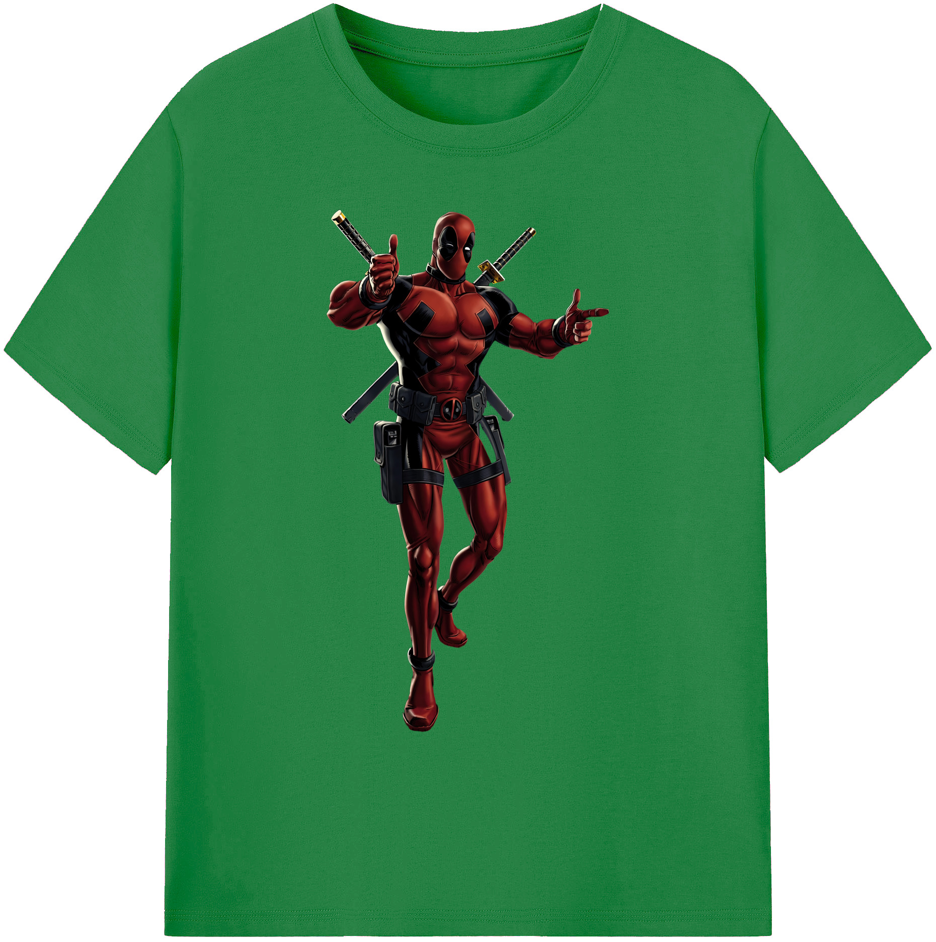 （画像用） Deadpool デッドプール 綿100％ メンズ半袖Tシャツ｜肌触りやわらか＆通気性