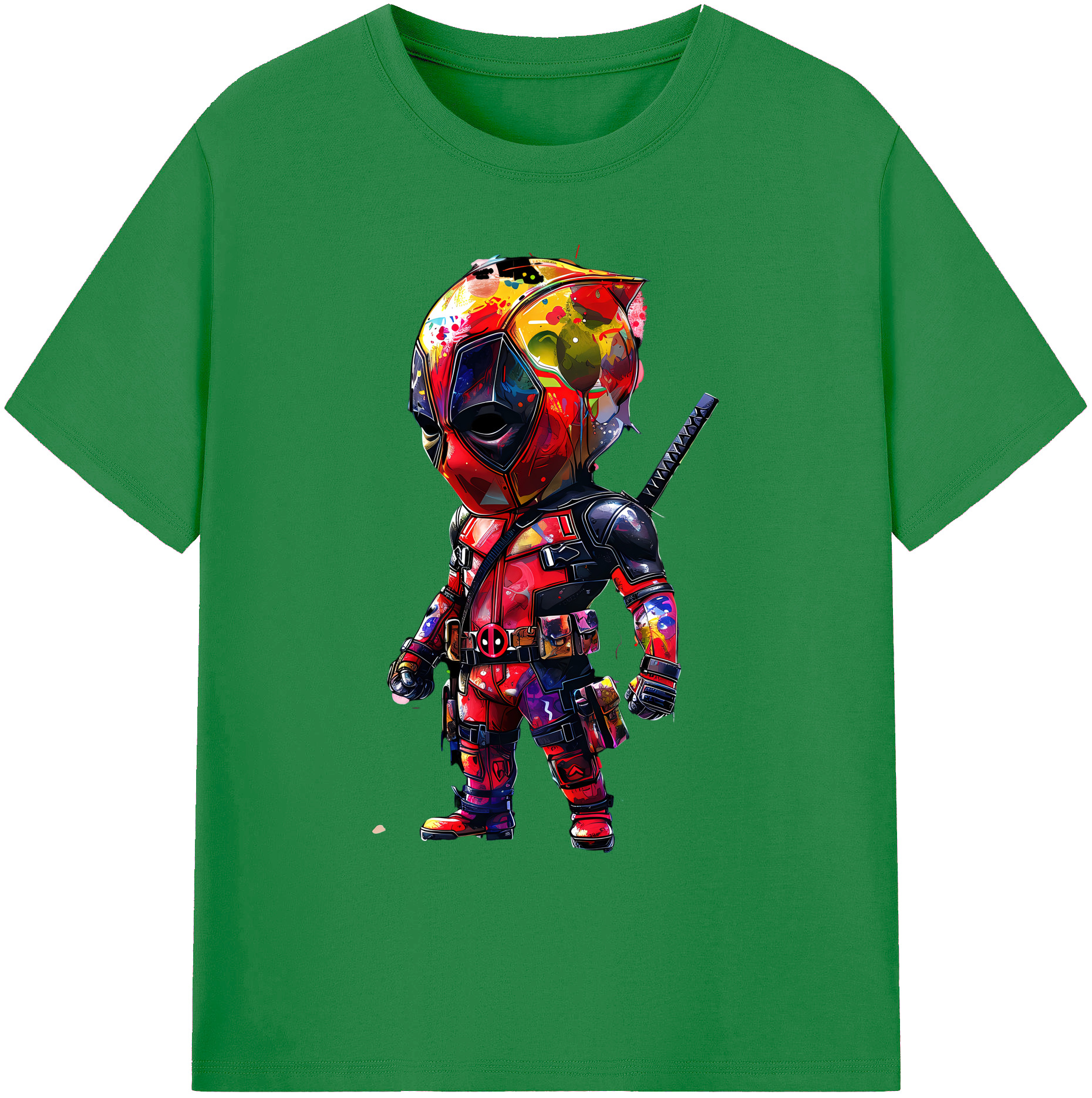 （画像用） Deadpool デッドプール 綿100％ メンズ半袖Tシャツ｜肌触りやわらか＆通気性