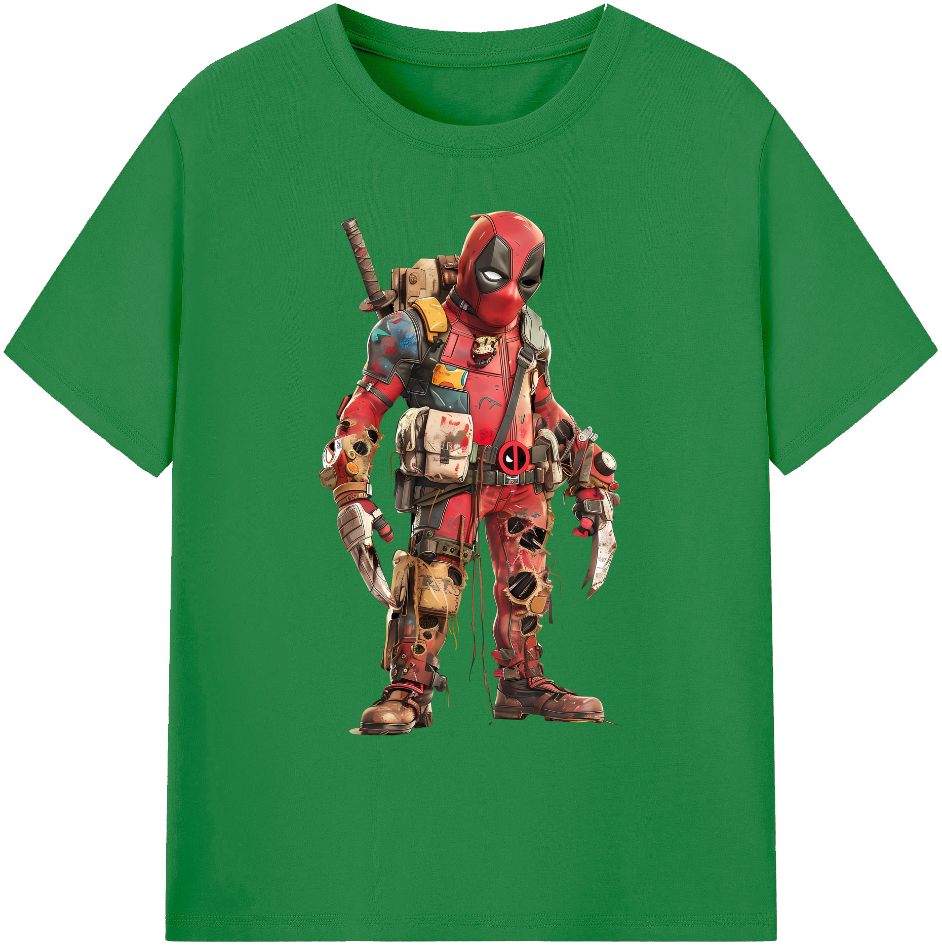 （画像用） Deadpool デッドプール 綿100％ メンズ半袖Tシャツ｜肌触りやわらか＆通気性