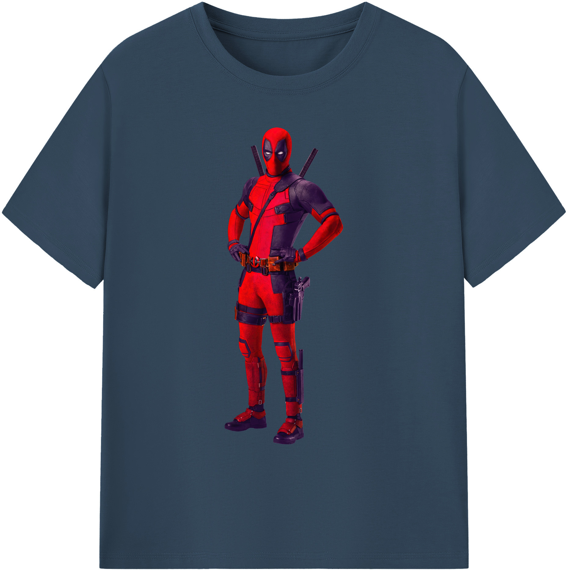 （画像用） Deadpool デッドプール 綿100％ メンズ半袖Tシャツ｜肌触りやわらか＆通気性