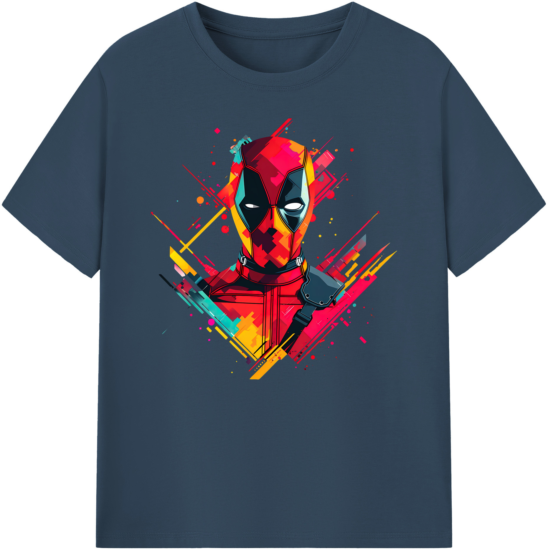 （画像用） Deadpool デッドプール 綿100％ メンズ半袖Tシャツ｜肌触りやわらか＆通気性
