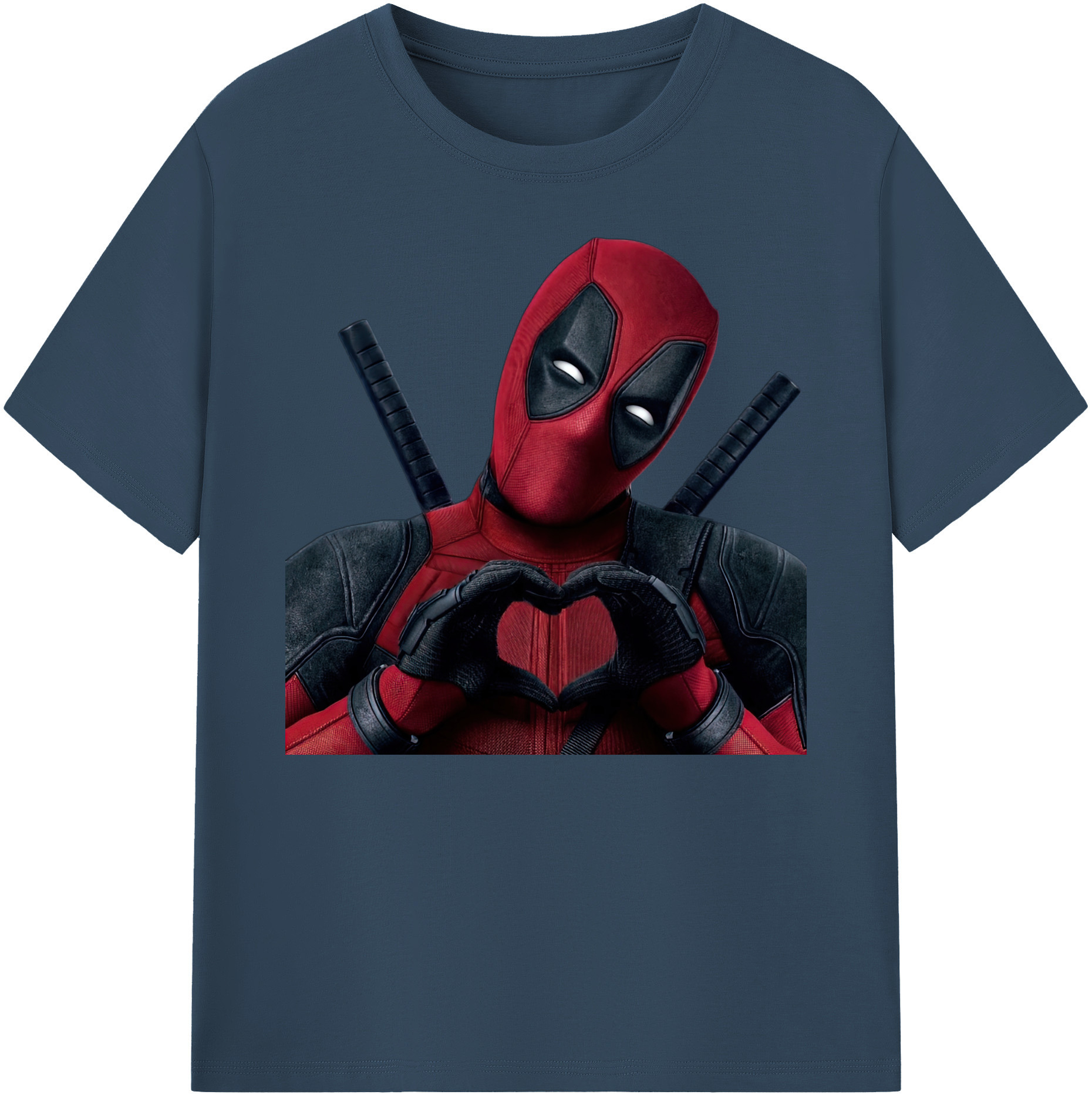 （画像用） Deadpool デッドプール 綿100％ メンズ半袖Tシャツ｜肌触りやわらか＆通気性