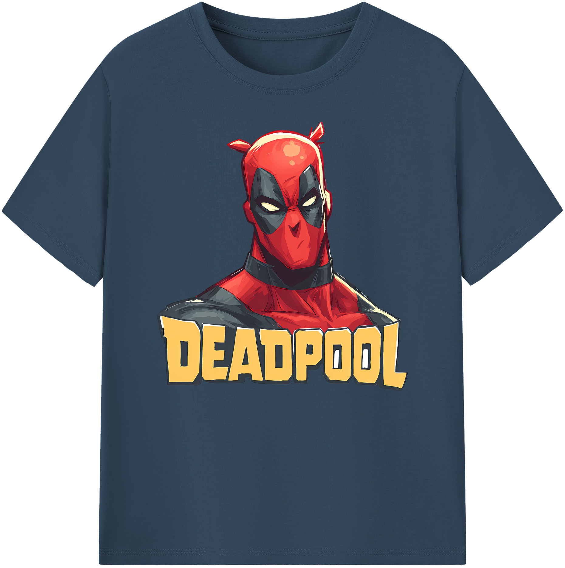 （画像用） Deadpool デッドプール 綿100％ メンズ半袖Tシャツ｜肌触りやわらか＆通気性