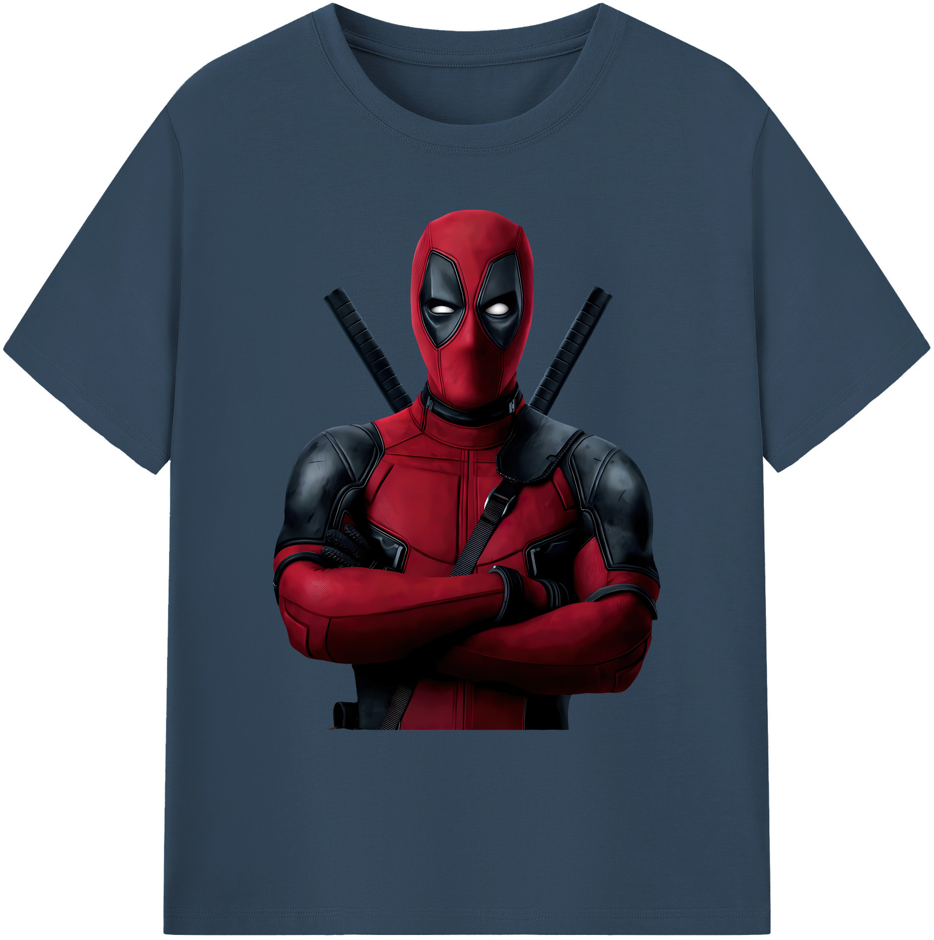 （画像用） Deadpool デッドプール 綿100％ メンズ半袖Tシャツ｜肌触りやわらか＆通気性