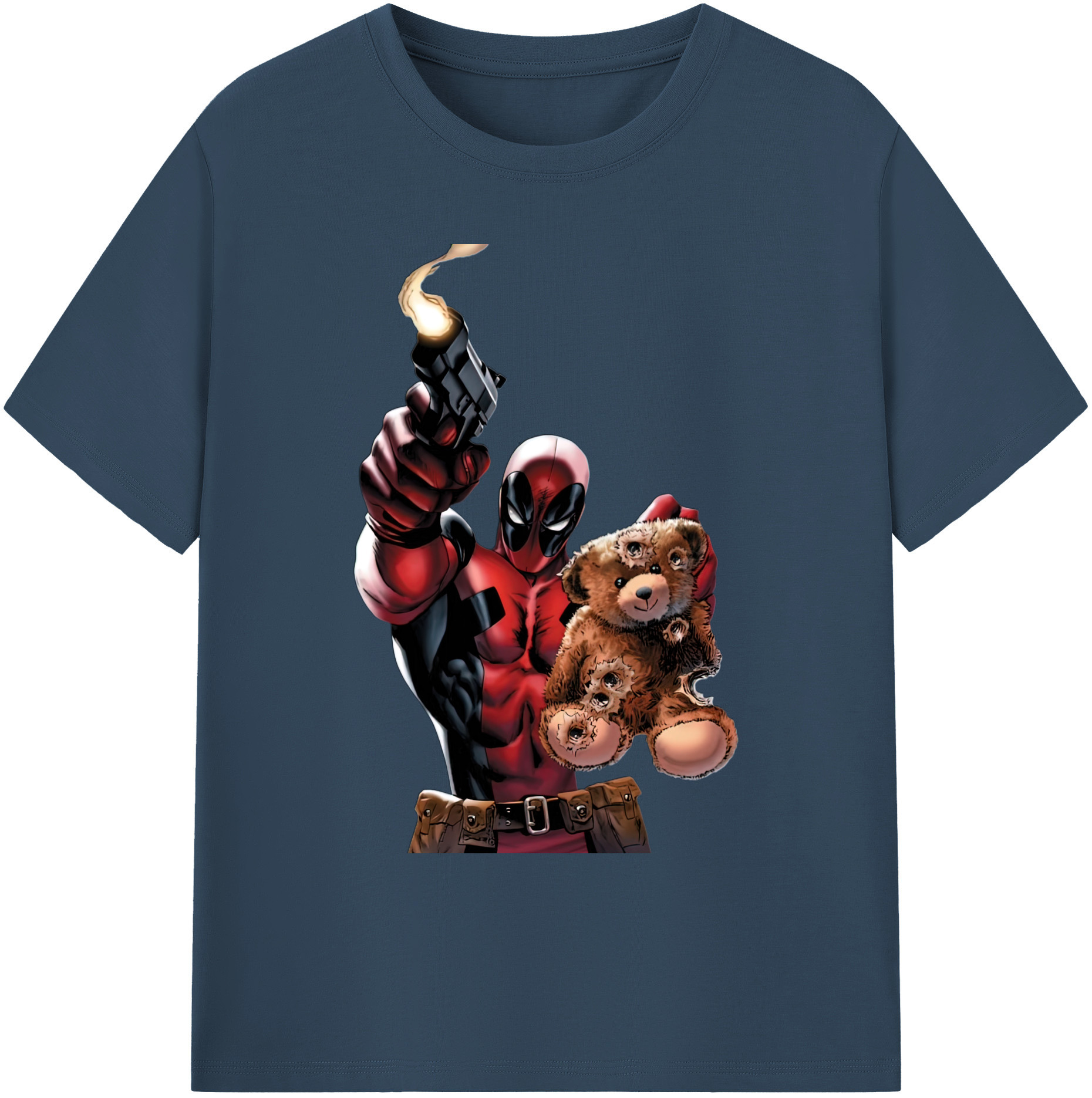 （画像用） Deadpool デッドプール 綿100％ メンズ半袖Tシャツ｜肌触りやわらか＆通気性