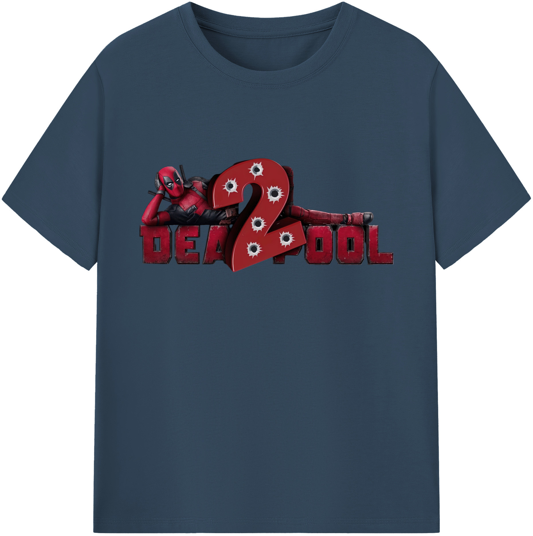 （画像用） Deadpool デッドプール 綿100％ メンズ半袖Tシャツ｜肌触りやわらか＆通気性
