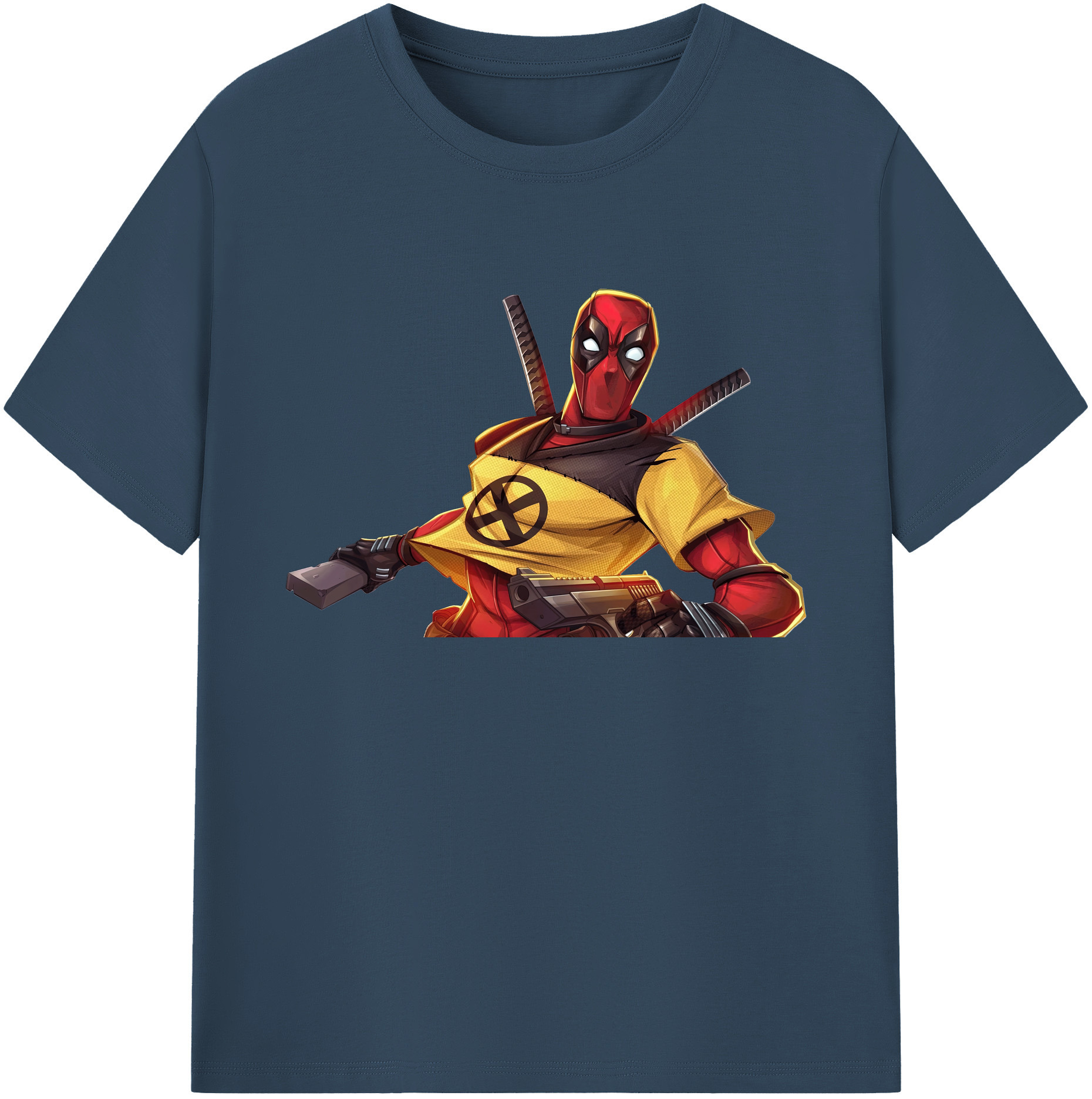 （画像用） Deadpool デッドプール 綿100％ メンズ半袖Tシャツ｜肌触りやわらか＆通気性