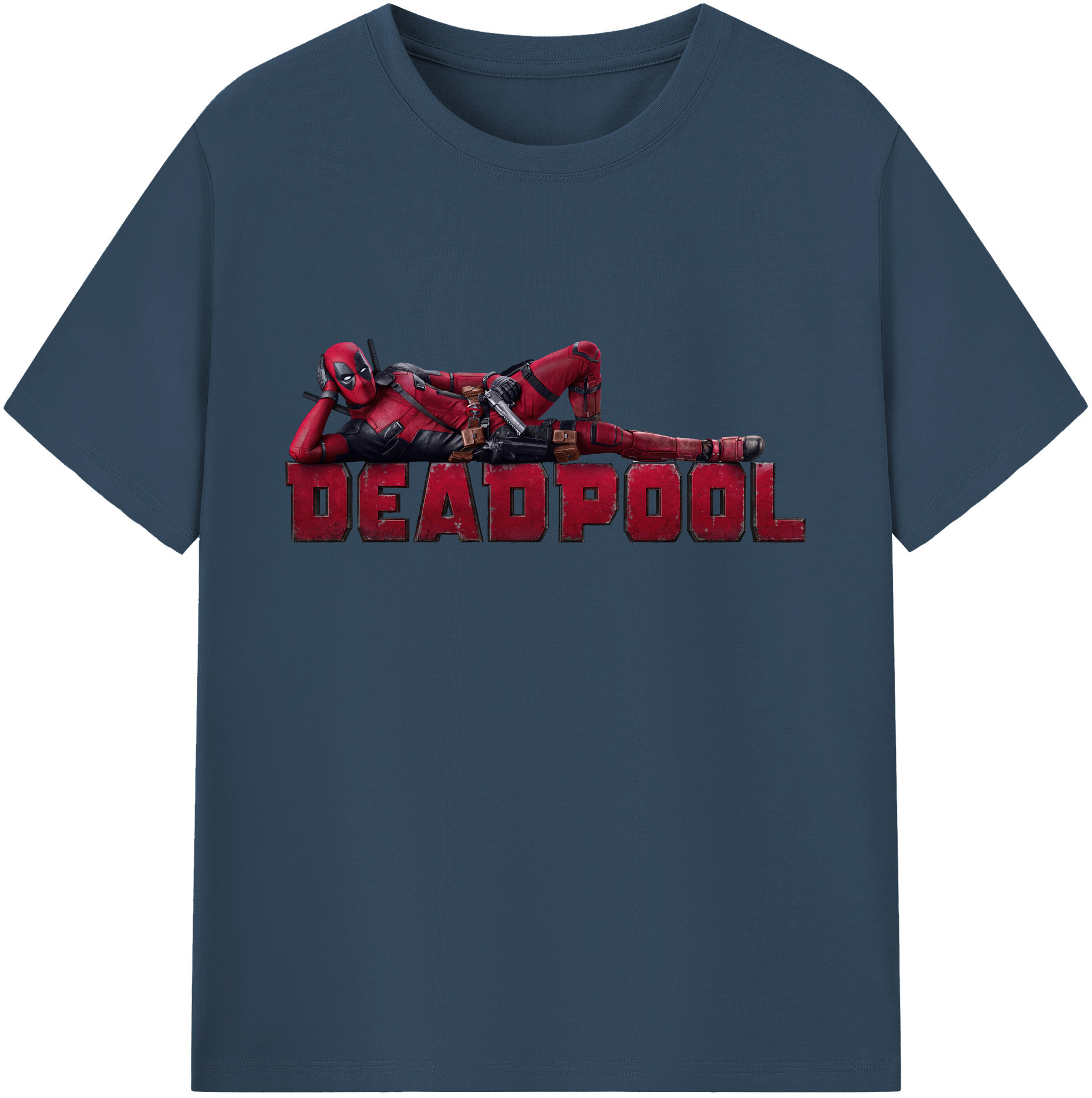 （画像用） Deadpool デッドプール 綿100％ メンズ半袖Tシャツ｜肌触りやわらか＆通気性