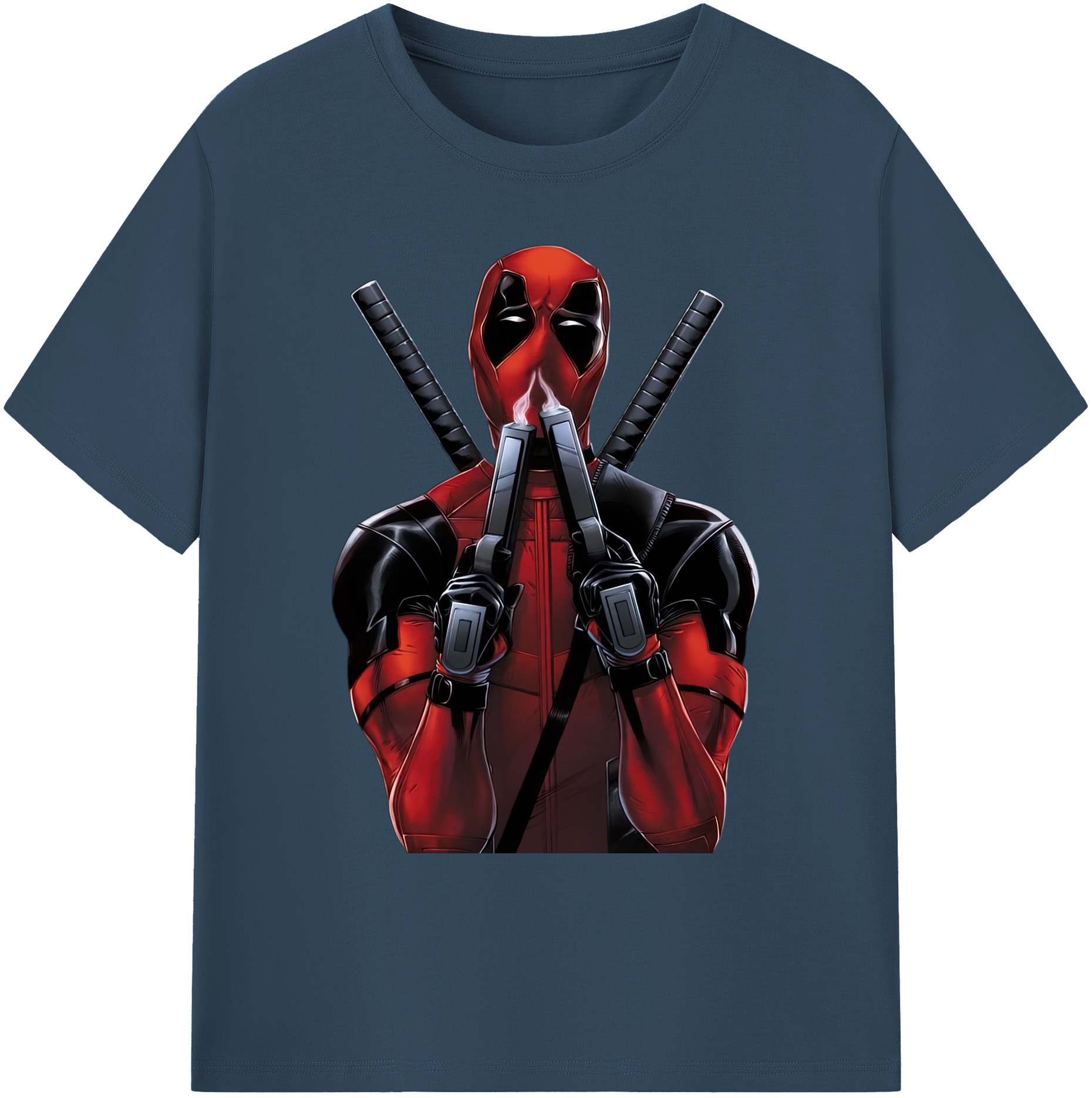 （画像用） Deadpool デッドプール 綿100％ メンズ半袖Tシャツ｜肌触りやわらか＆通気性