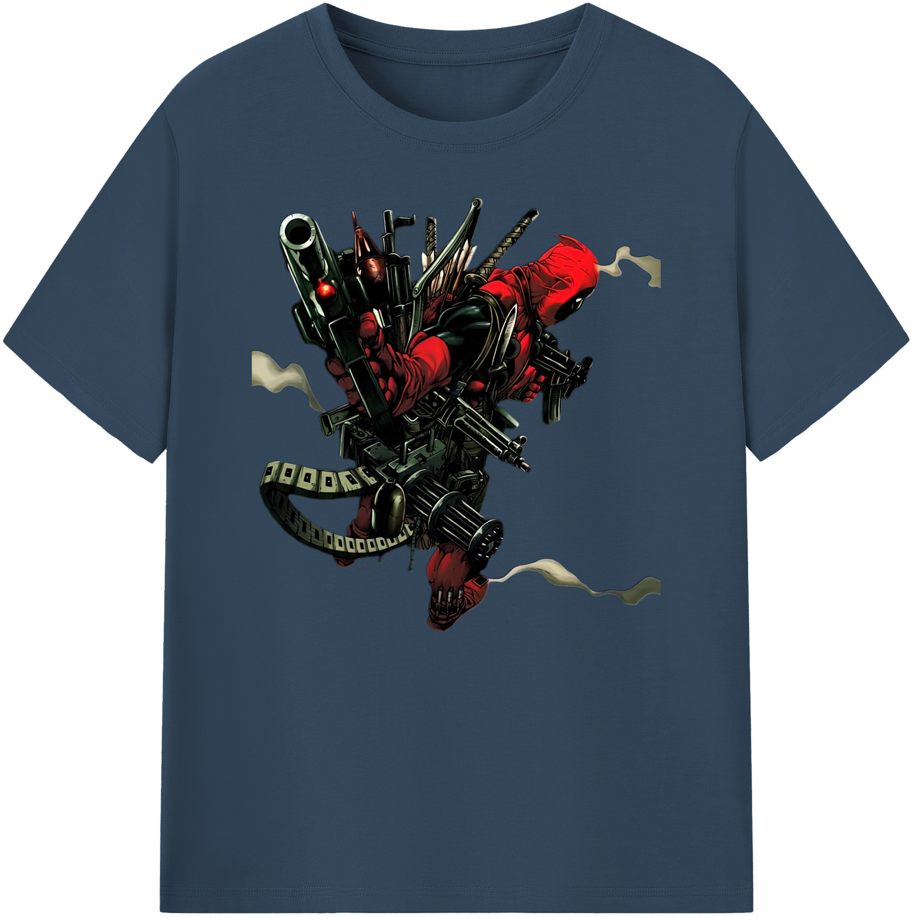 （画像用） Deadpool デッドプール 綿100％ メンズ半袖Tシャツ｜肌触りやわらか＆通気性