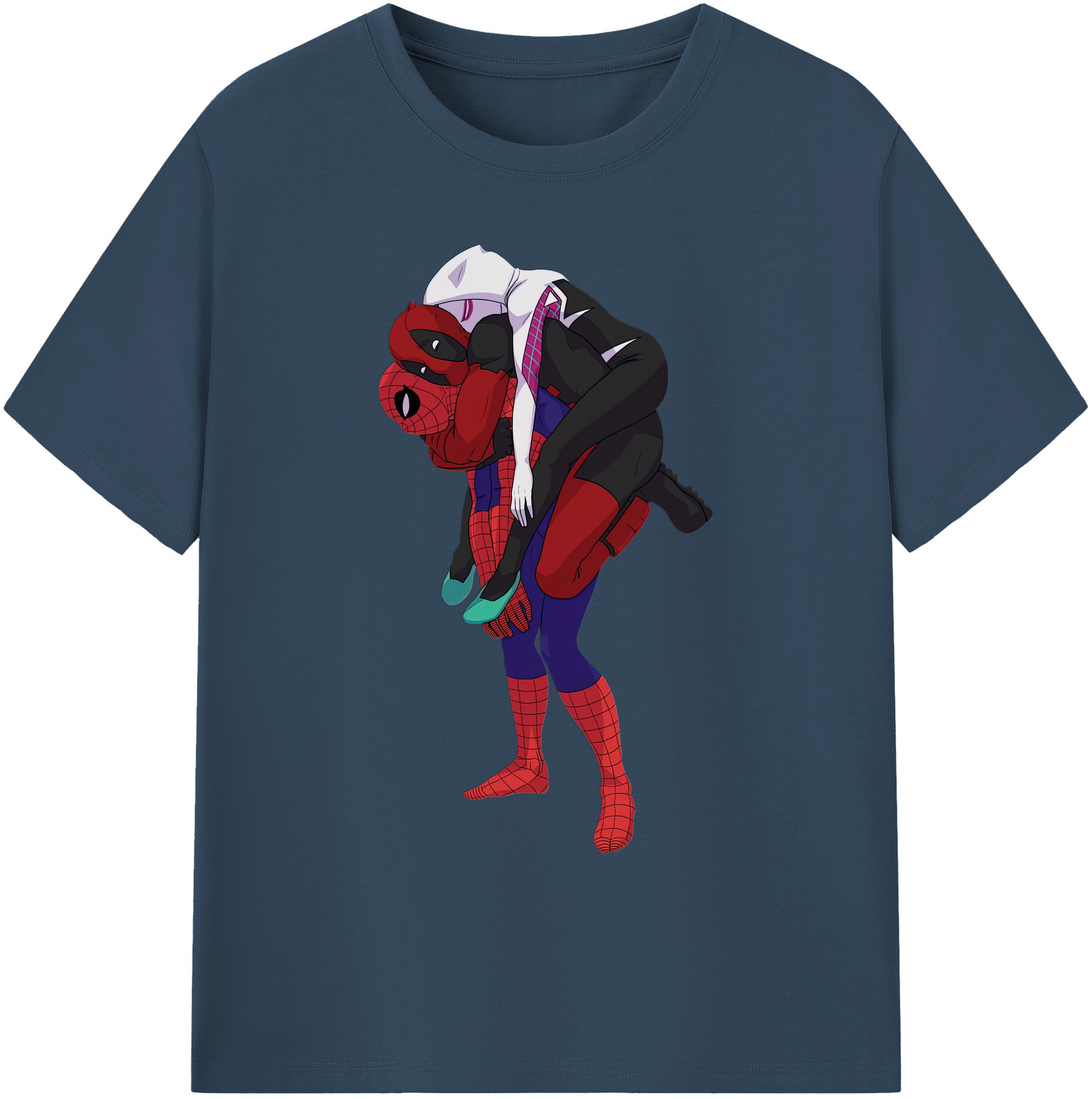 （画像用） Deadpool デッドプール 綿100％ メンズ半袖Tシャツ｜肌触りやわらか＆通気性