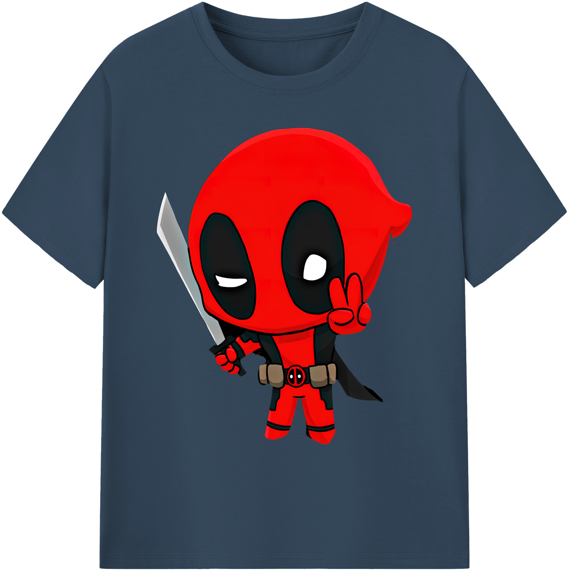 （画像用） Deadpool デッドプール 綿100％ メンズ半袖Tシャツ｜肌触りやわらか＆通気性