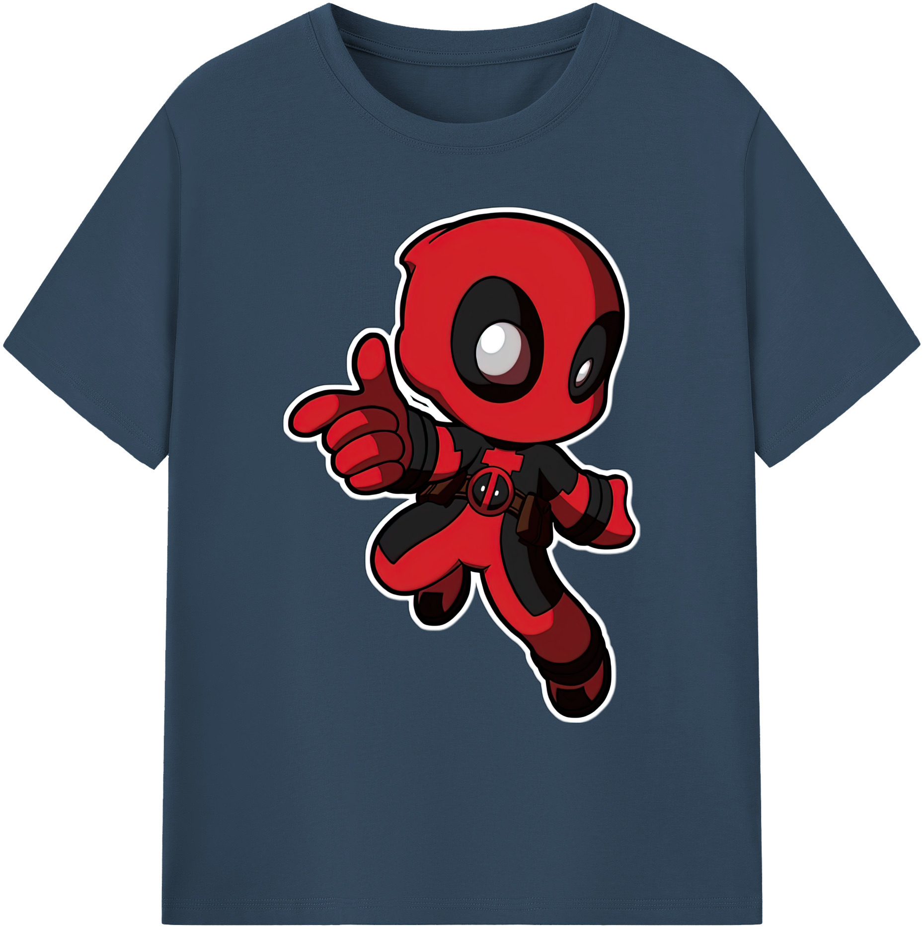 （画像用） Deadpool デッドプール 綿100％ メンズ半袖Tシャツ｜肌触りやわらか＆通気性