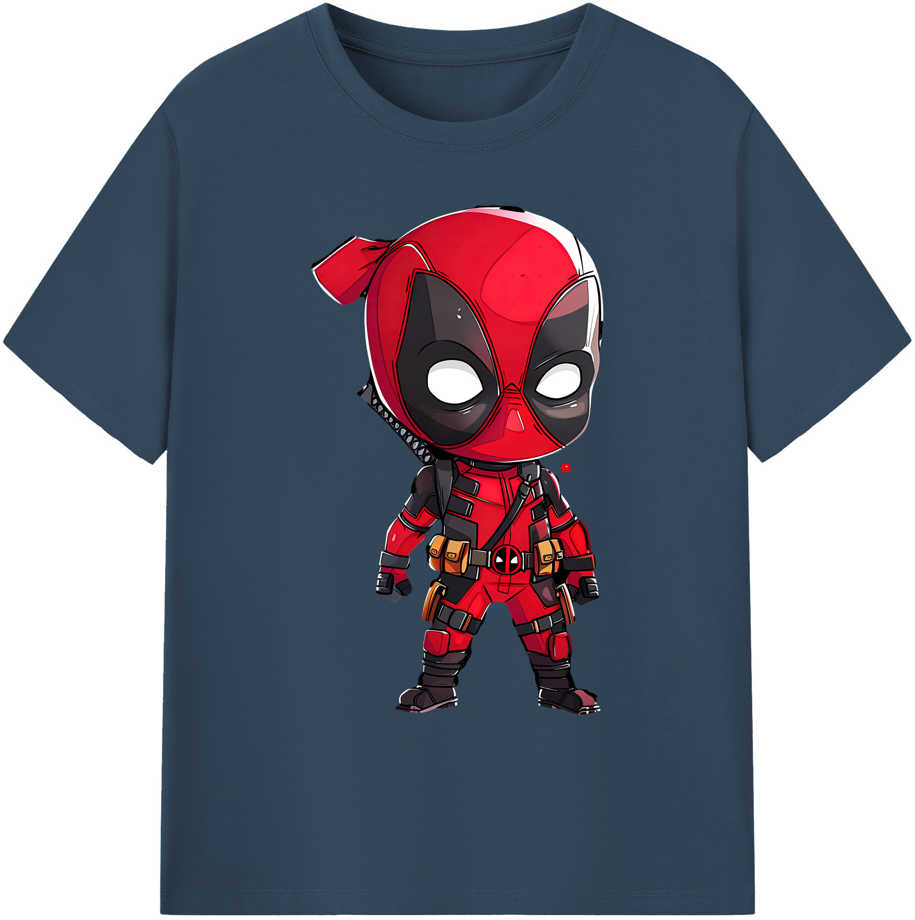 （画像用） Deadpool デッドプール 綿100％ メンズ半袖Tシャツ｜肌触りやわらか＆通気性