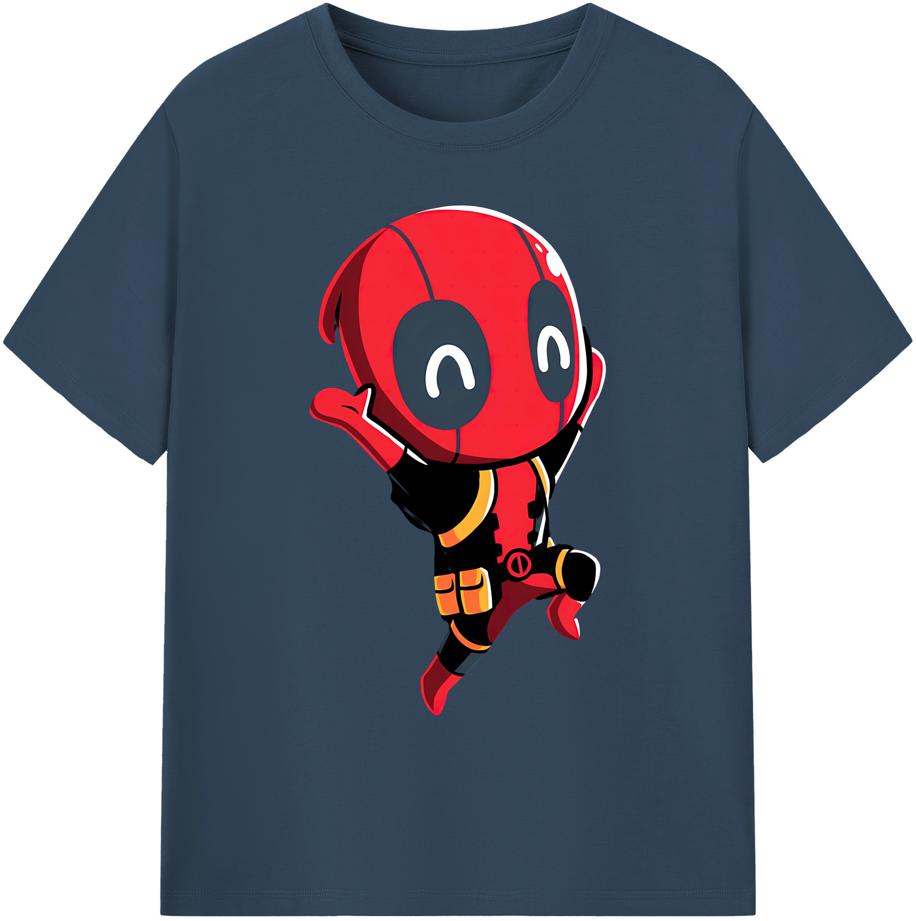 （画像用） Deadpool デッドプール 綿100％ メンズ半袖Tシャツ｜肌触りやわらか＆通気性