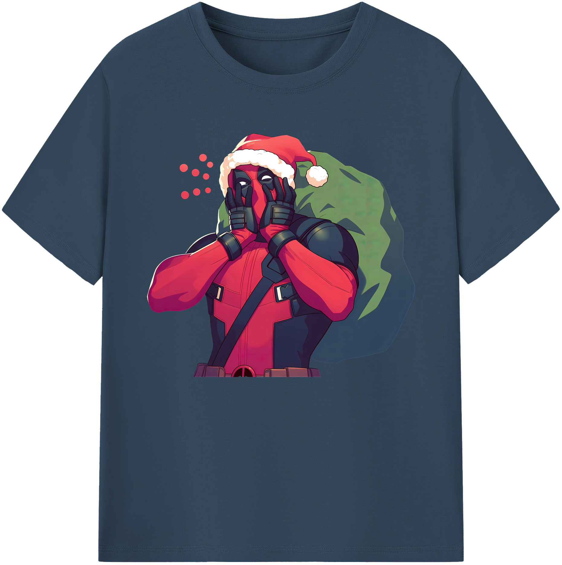 （画像用） Deadpool デッドプール 綿100％ メンズ半袖Tシャツ｜肌触りやわらか＆通気性