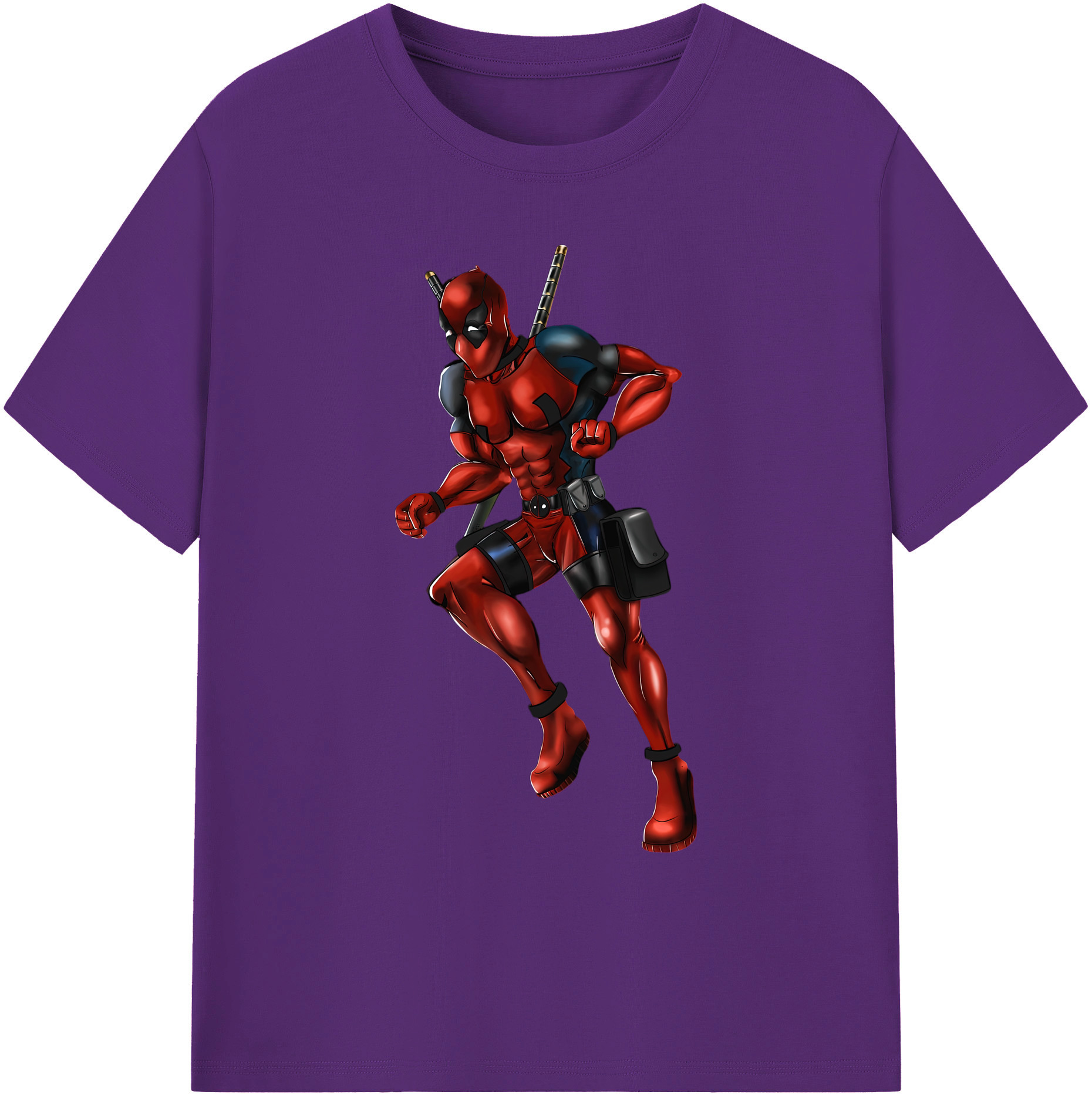 （画像用） Deadpool デッドプール 綿100％ メンズ半袖Tシャツ｜肌触りやわらか＆通気性