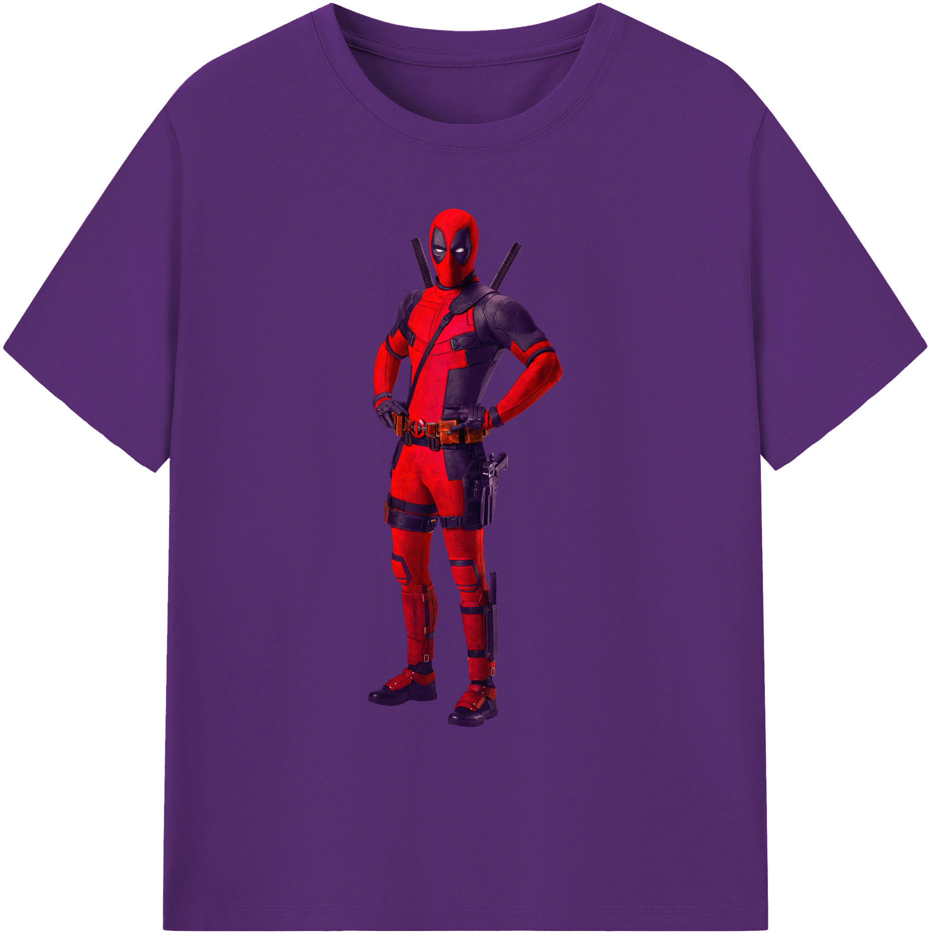 （画像用） Deadpool デッドプール 綿100％ メンズ半袖Tシャツ｜肌触りやわらか＆通気性