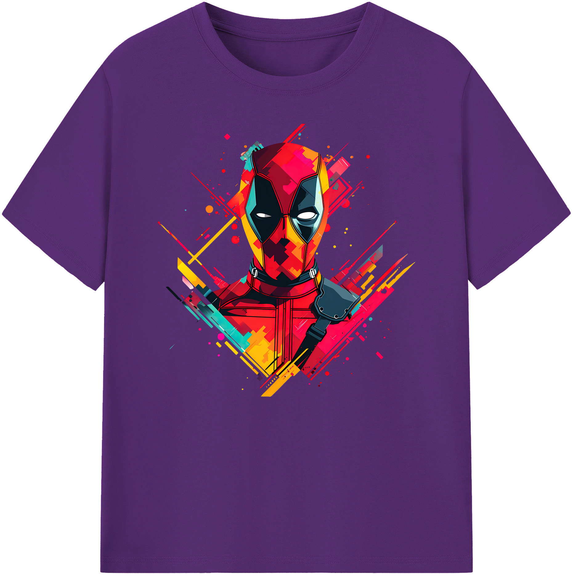 （画像用） Deadpool デッドプール 綿100％ メンズ半袖Tシャツ｜肌触りやわらか＆通気性